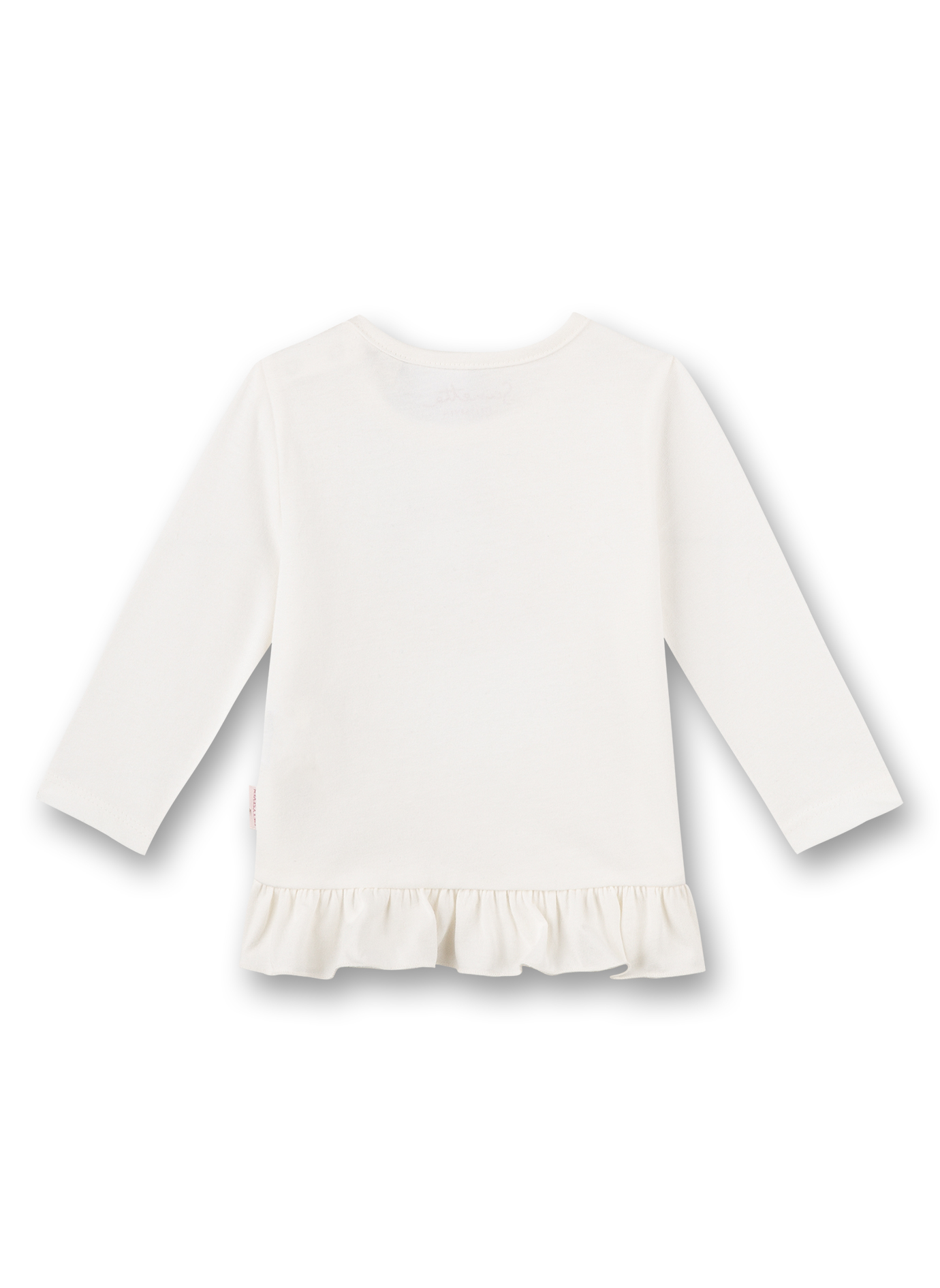 Mädchen-Shirt langarm Off-White Lovely Teddy