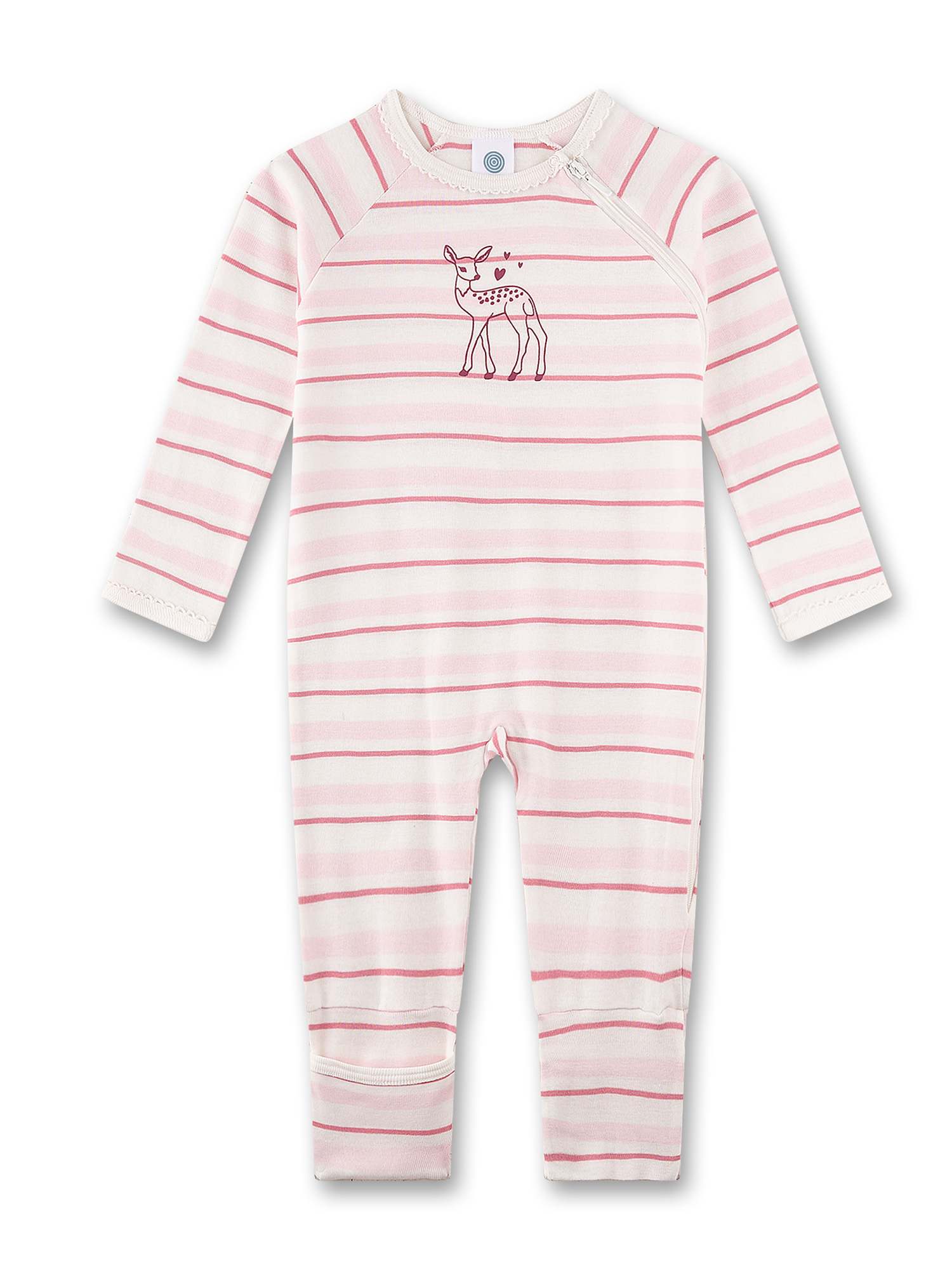 Körper?, gestreift, rosa, Baby,  onsie