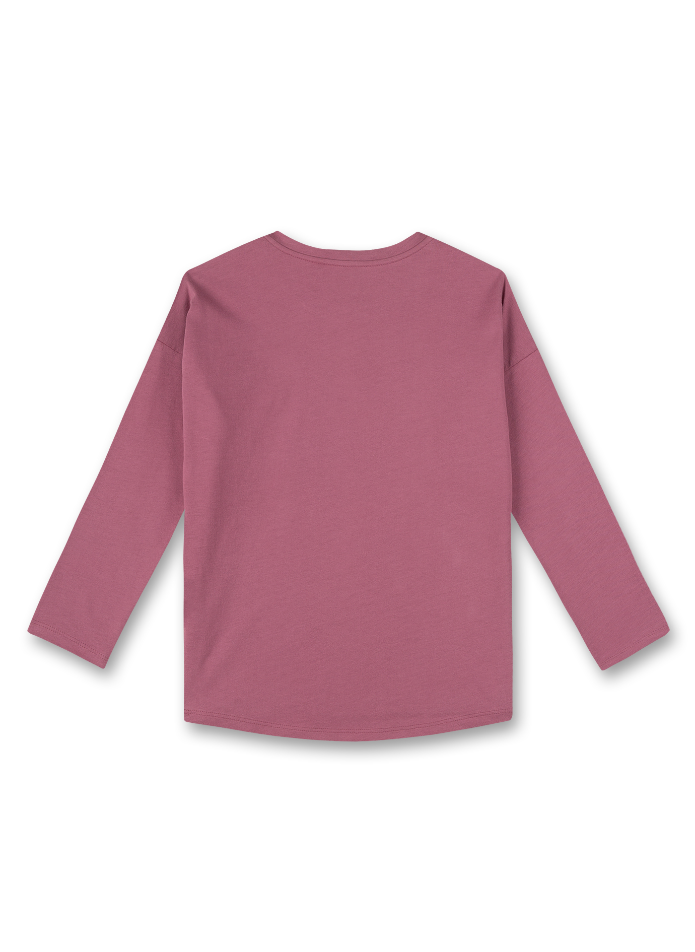 Mädchen-Shirt langarm Rosa Athleisure