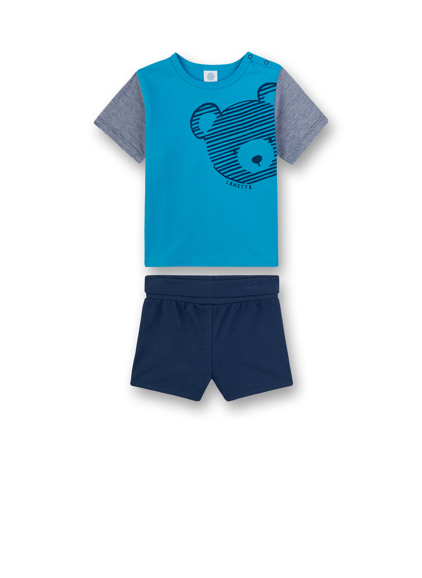 Jungen-Schlafanzug Blau Bear