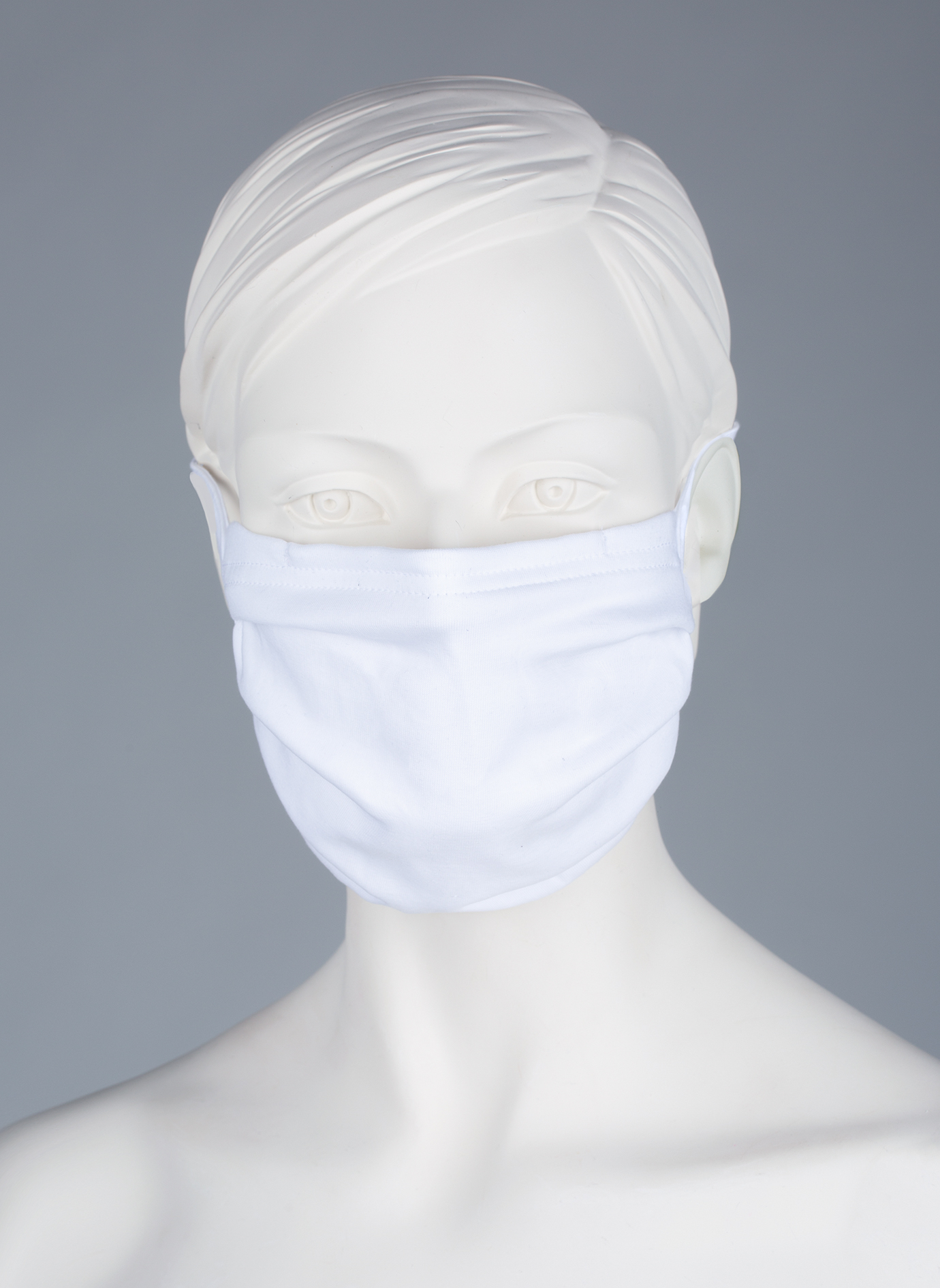 Wiederverwendbare Mund-Nasen-Maske Erwachsene Dreierpack Weiß