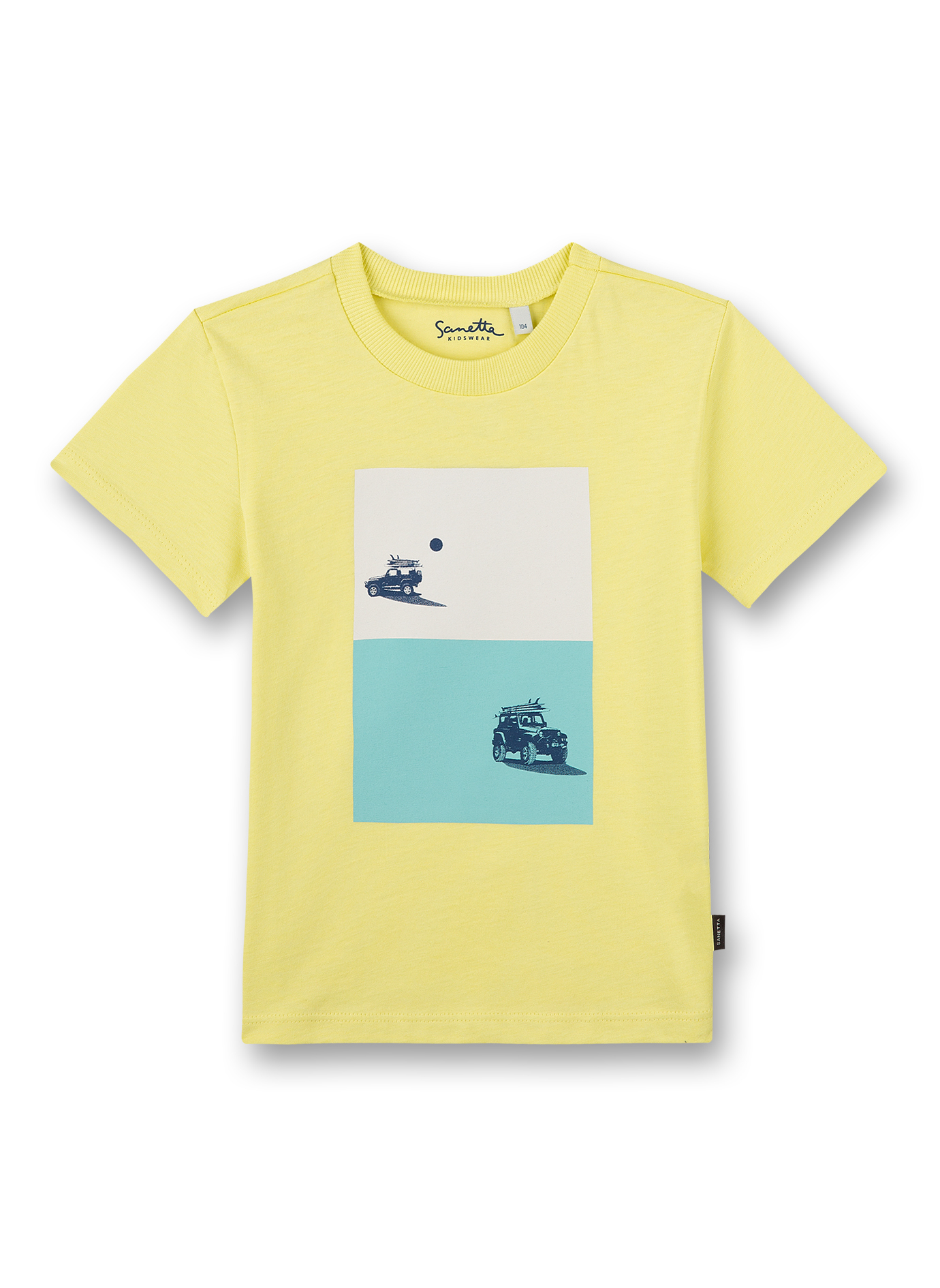 Jungen T-Shirt Gelb Surf Trip