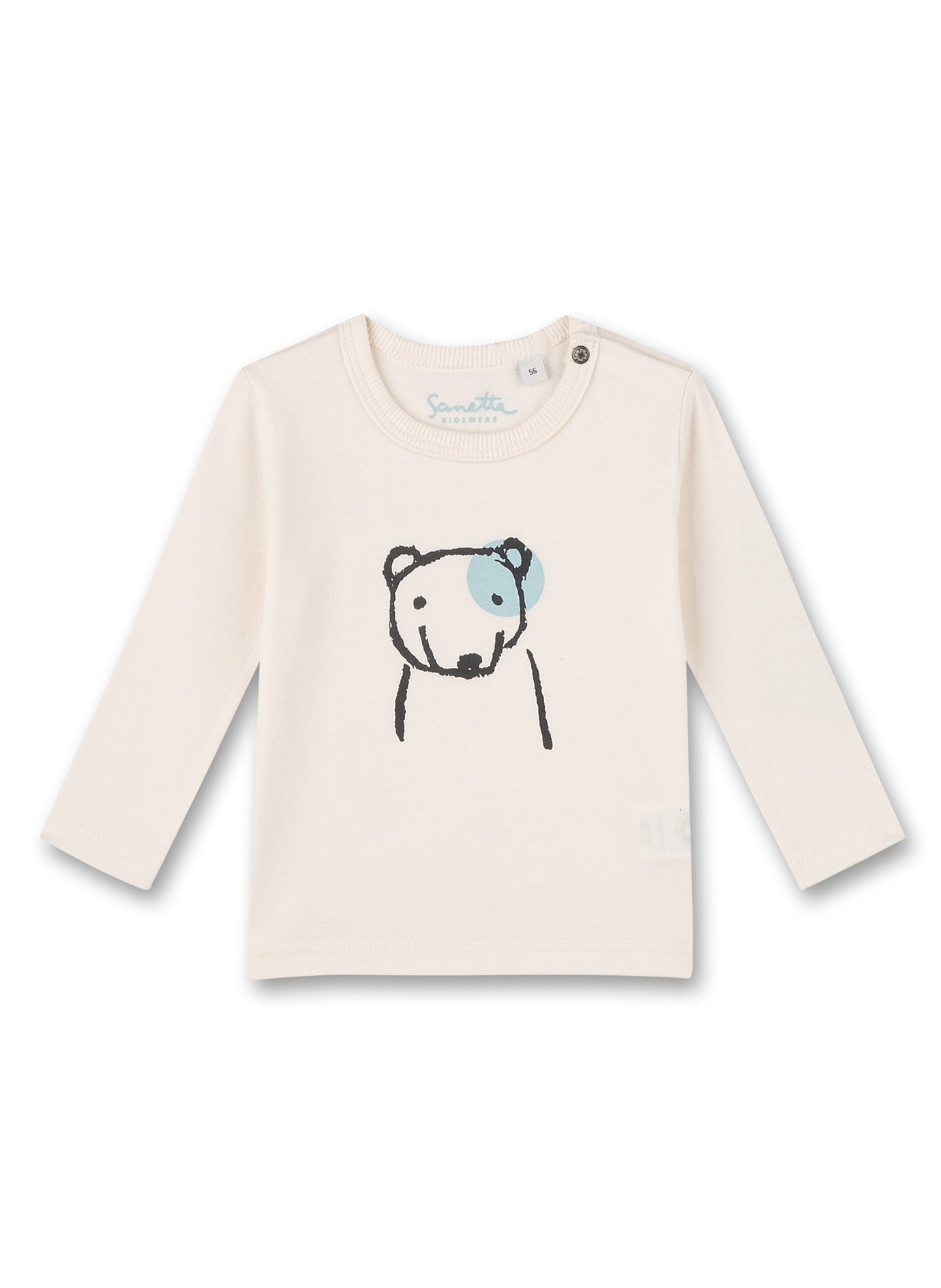 Jungen-Shirt langarm Off-White