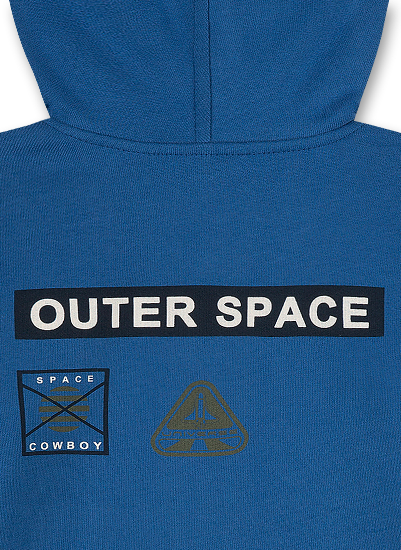 Jungen-Sweatjacke Blau Galaxy Star