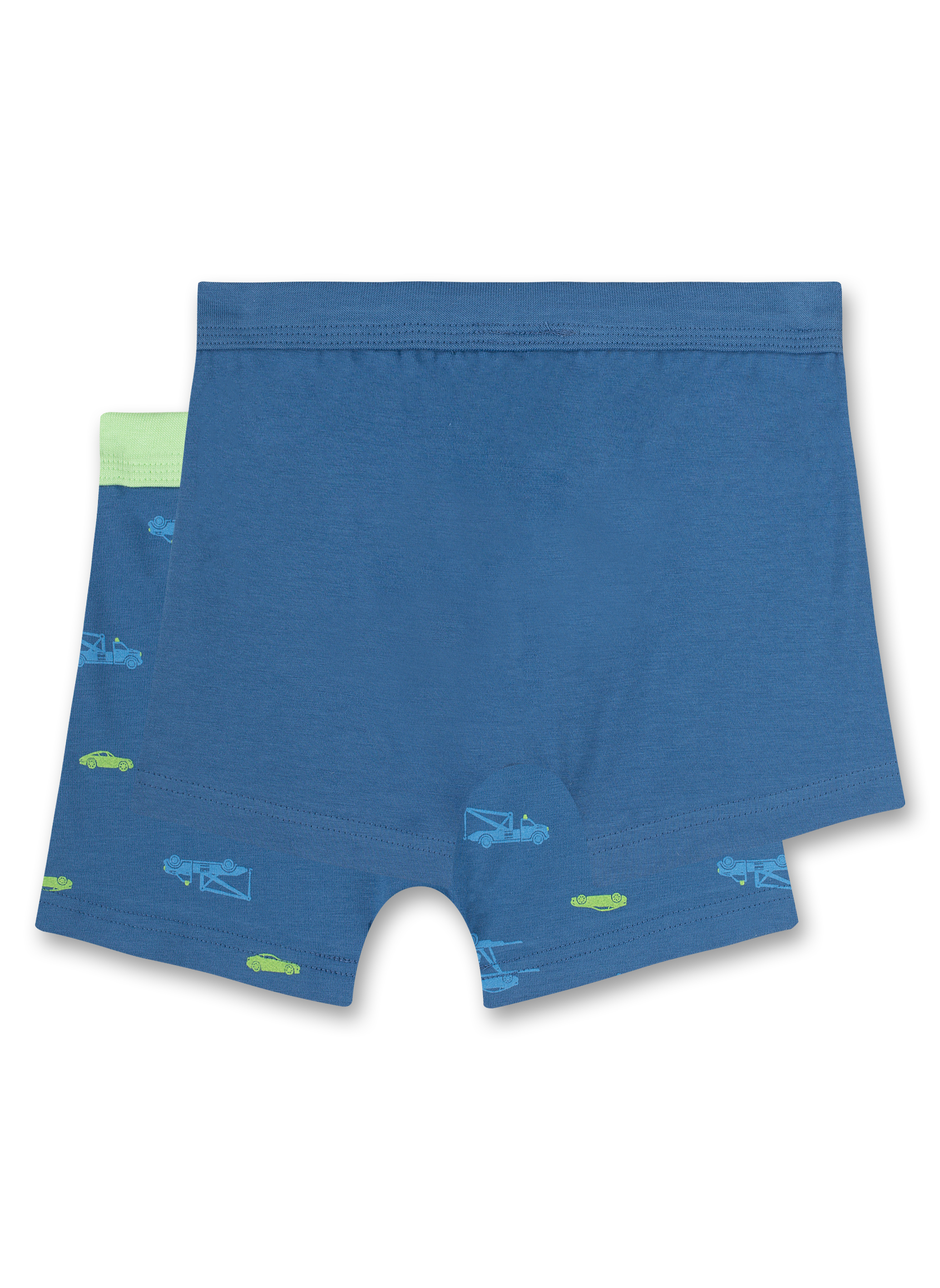 Jungen-Hipshorts (Doppelpack) Blau