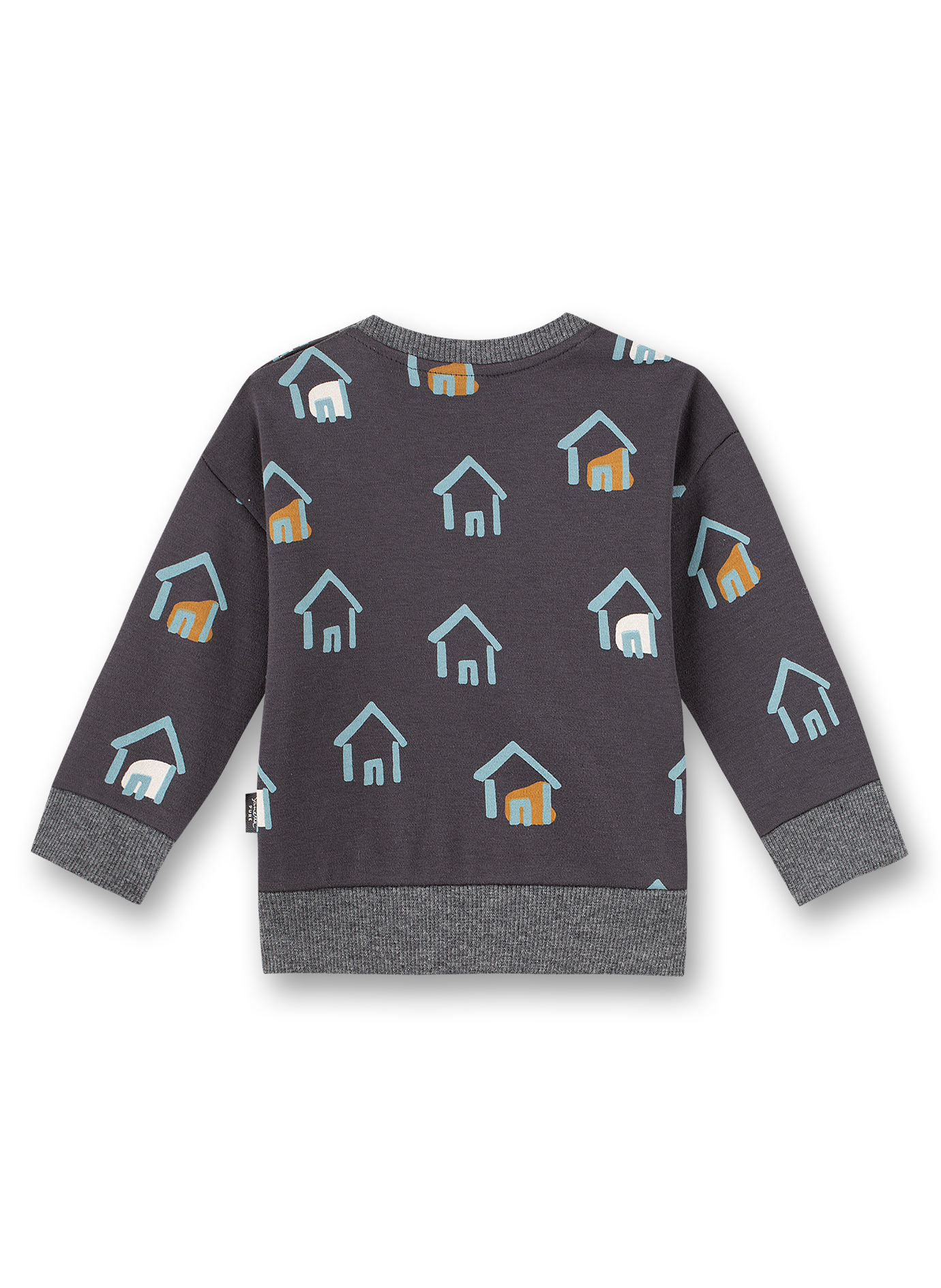 Jungen-Sweatshirt Dunkelgrau