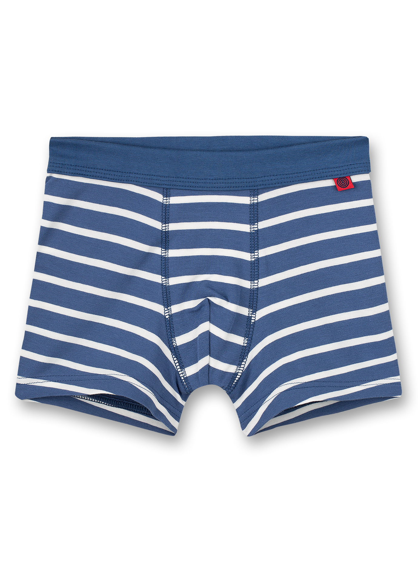 Jungen-Shorts Blau Ringel