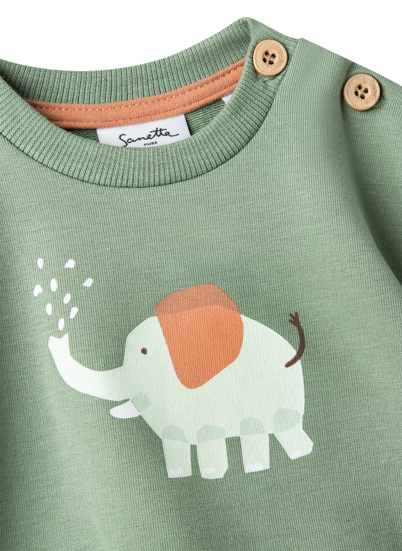 Jungen-Sweatshirt Grün