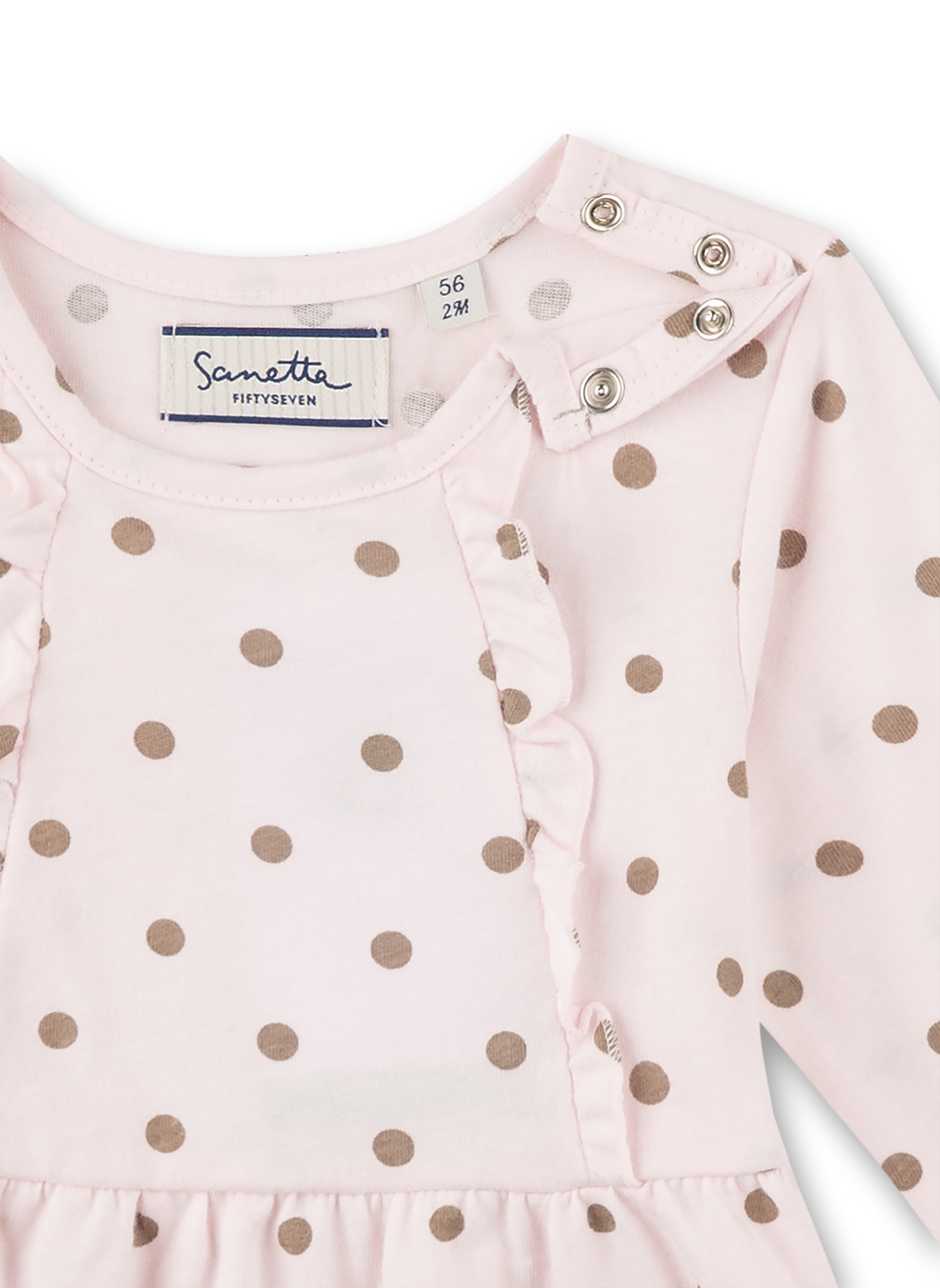 Mädchen-Kleid Rosa Dots-Allover Lovely Teddy