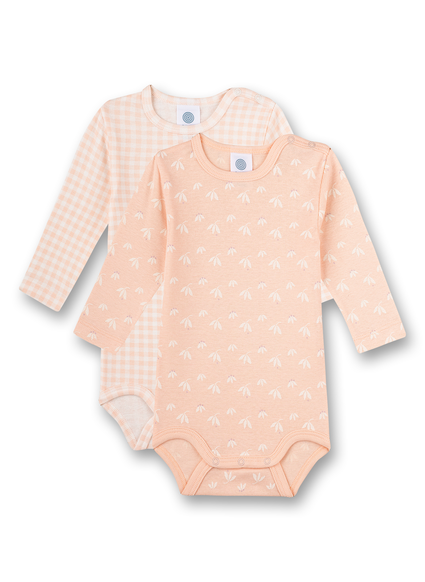 Body langarm (Doppelpack) Rosa Retro Romance