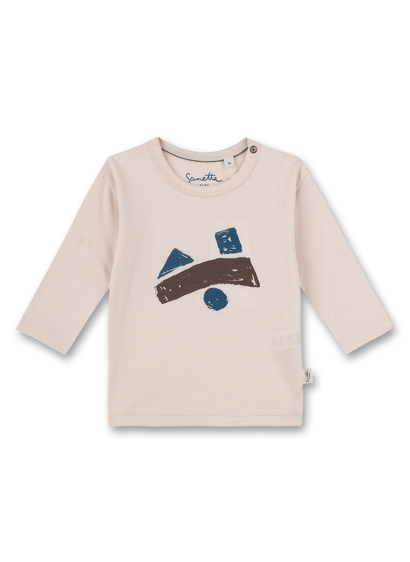 Jungen-Shirt langarm Beige