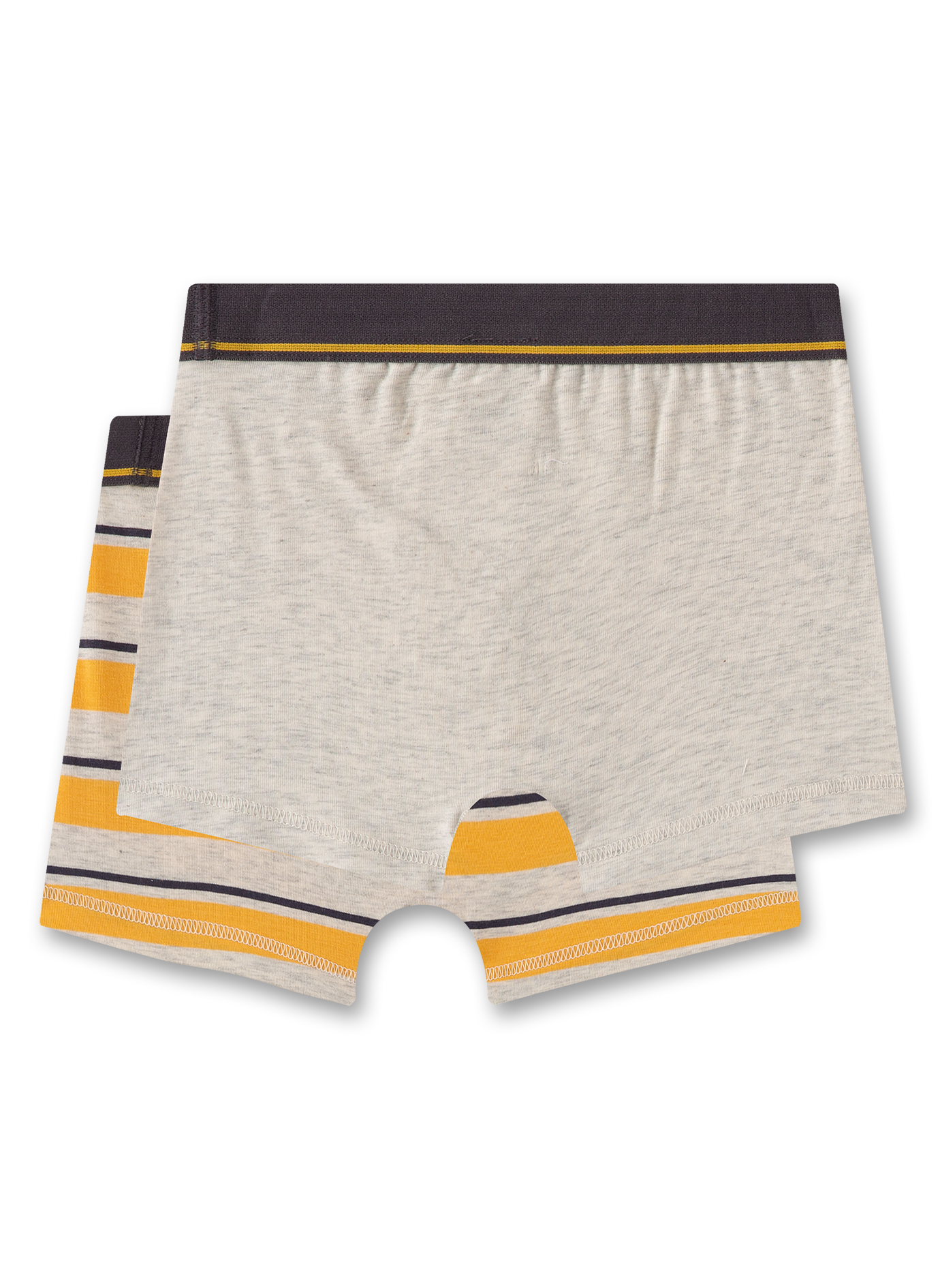 Jungen-Hipshorts (Doppelpack) Gelb & Beige