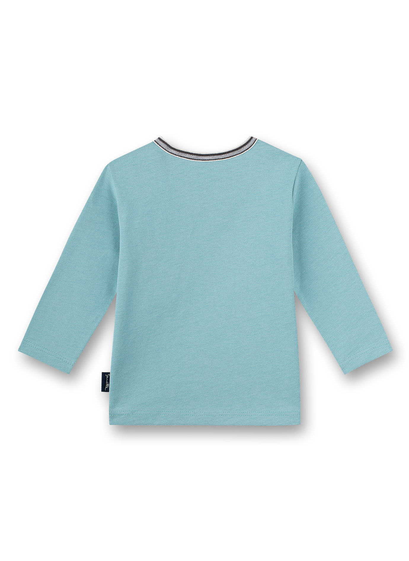 Jungen-Shirt langarm Hellblau Indian Little Panda