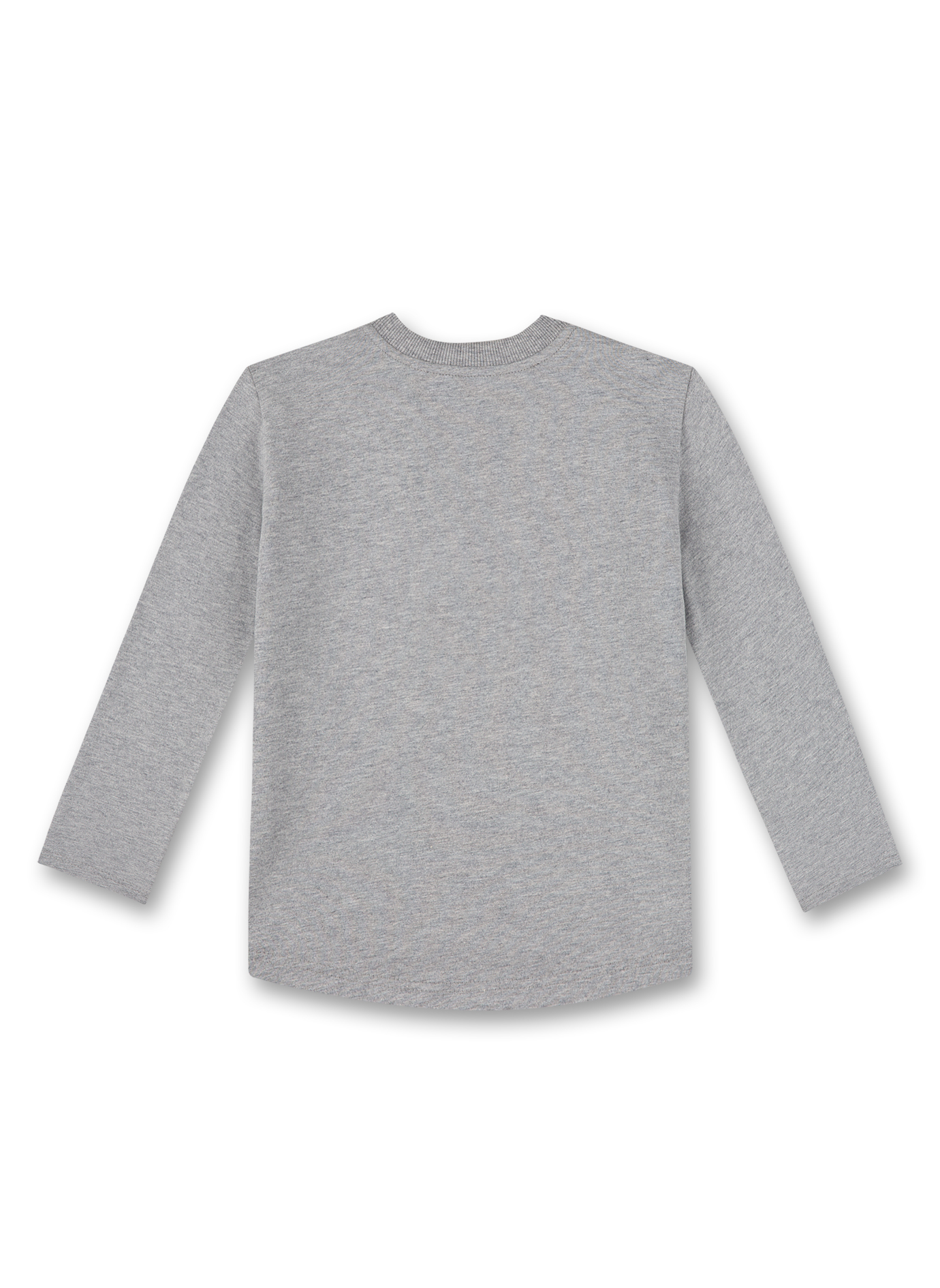 Jungen-Shirt langarm Graumelange