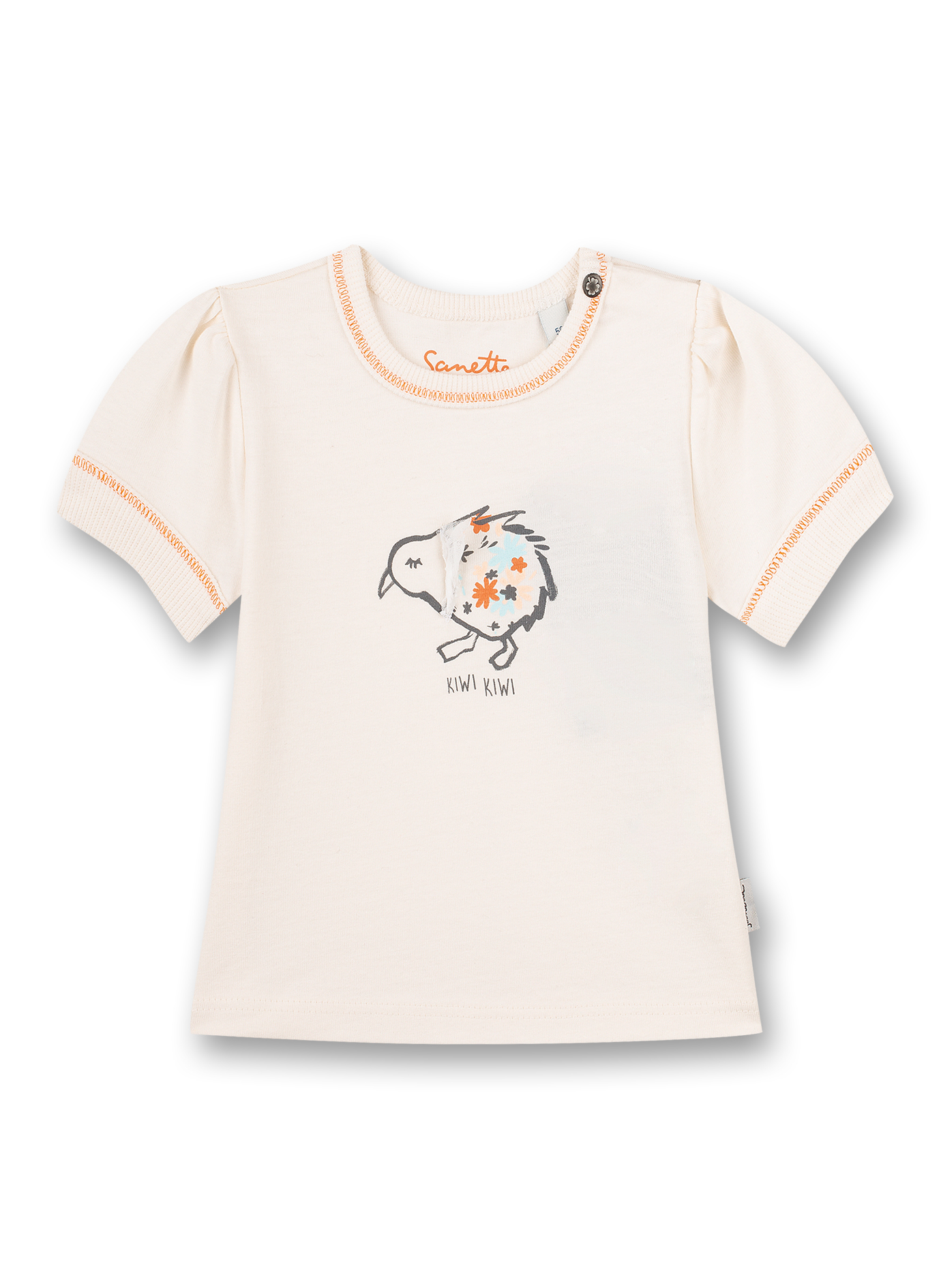 Mädchen T-Shirt Weiß Kangaroo