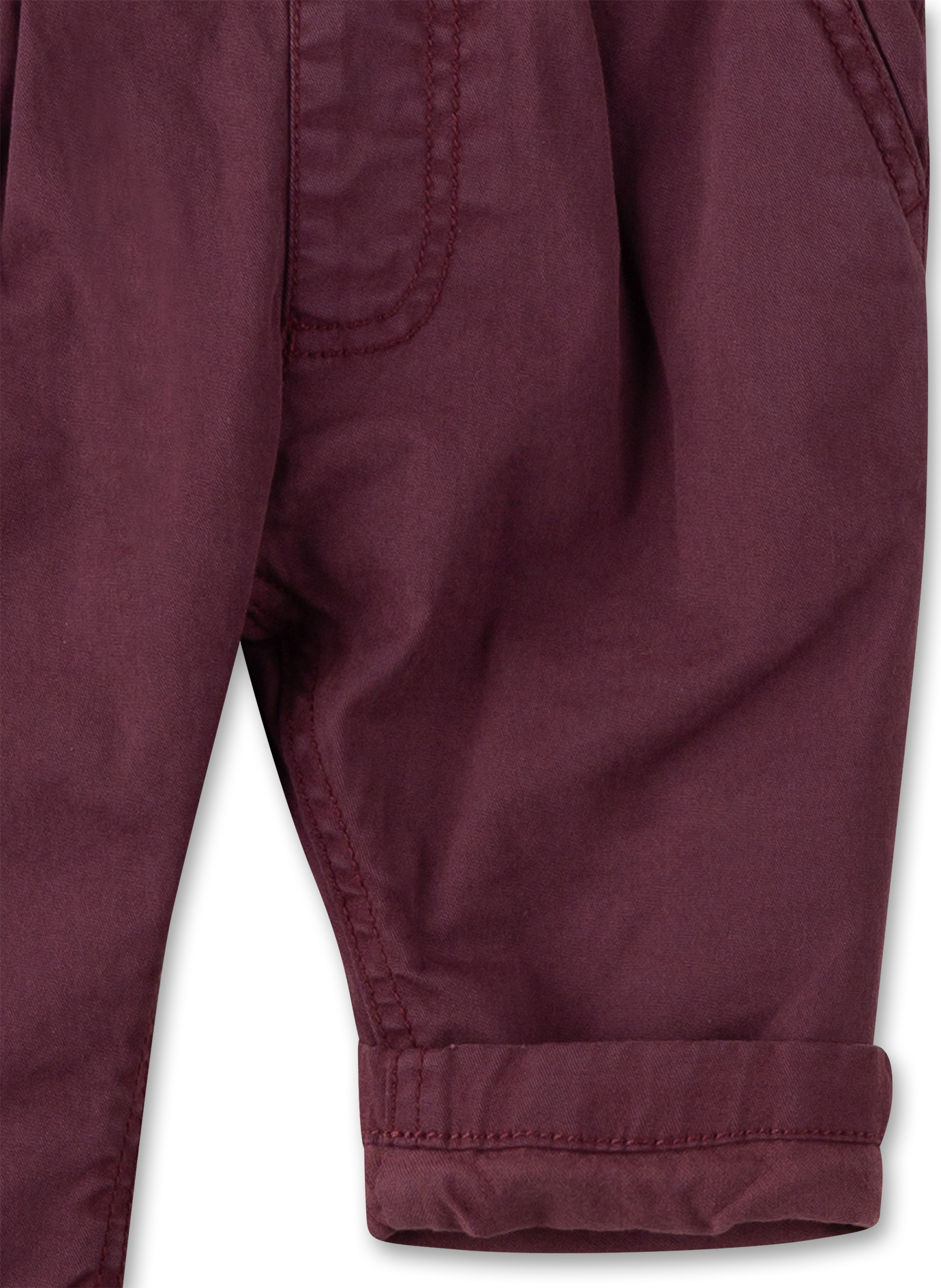 Chino, Hose, Bordeaux, Reißverschluss?, Knopfleiste