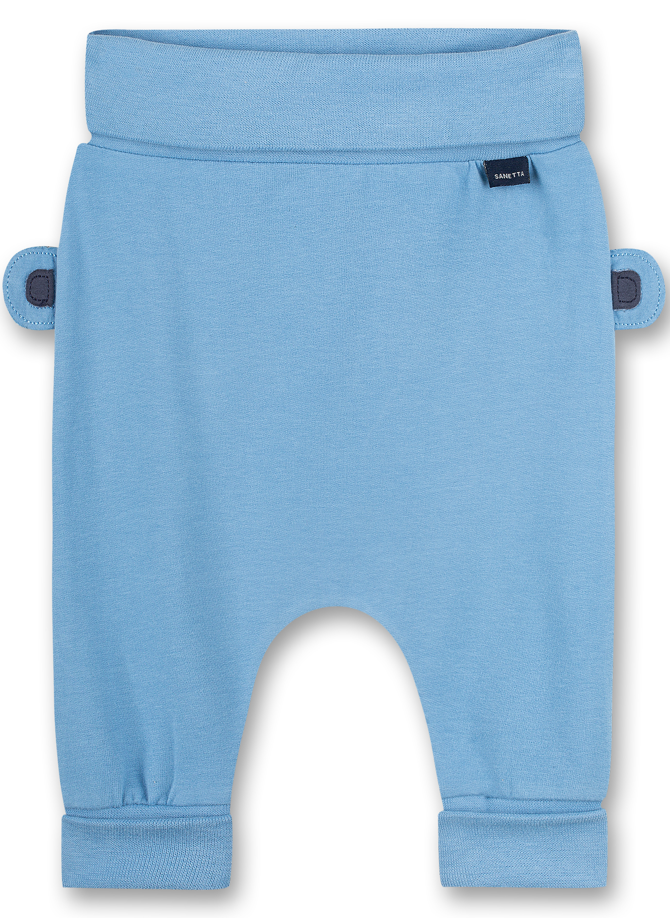 Jungen-Sweathose Hellblau Monkey Funky