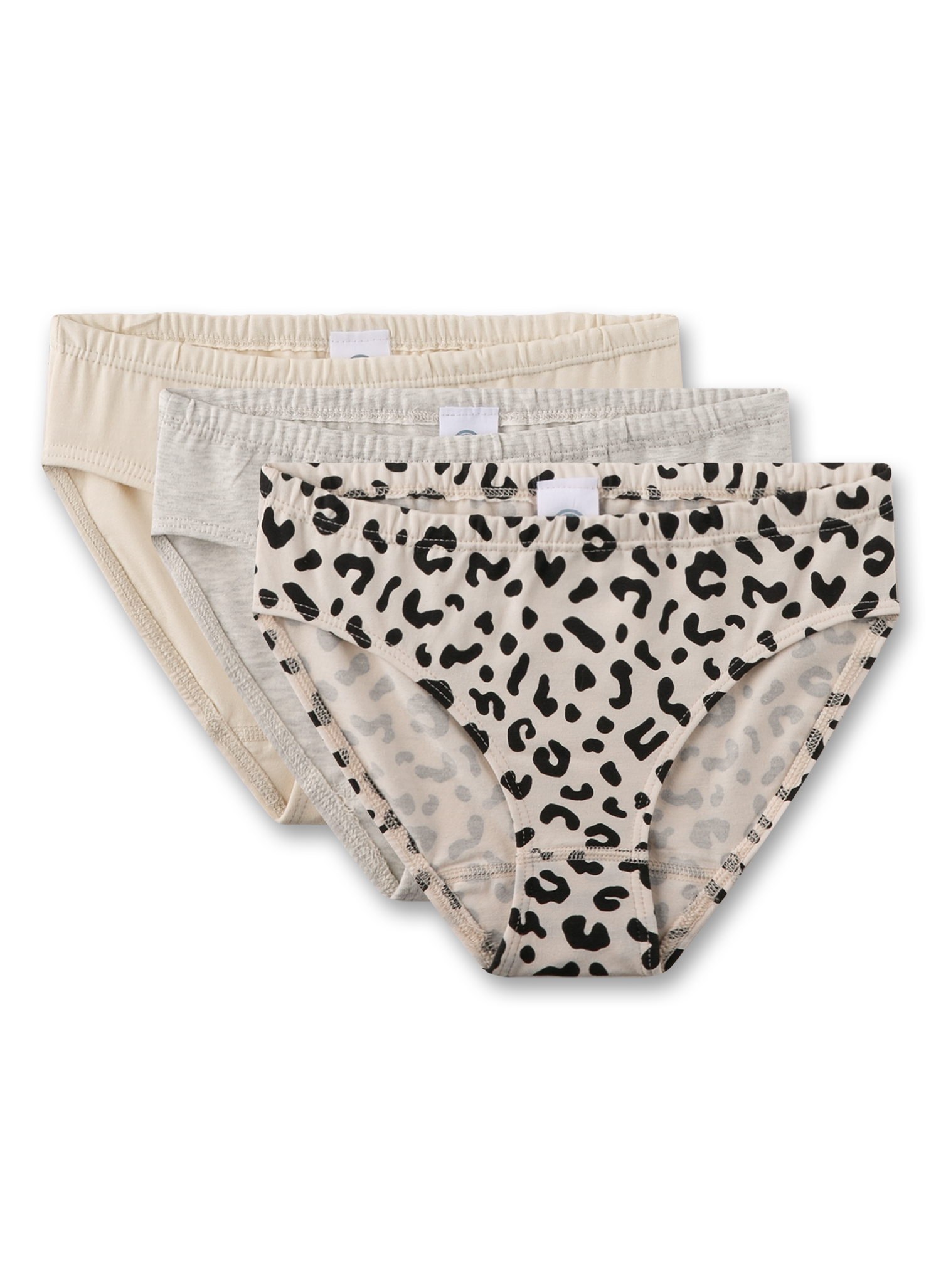 Mädchen-Rioslip (Dreierpack) beige