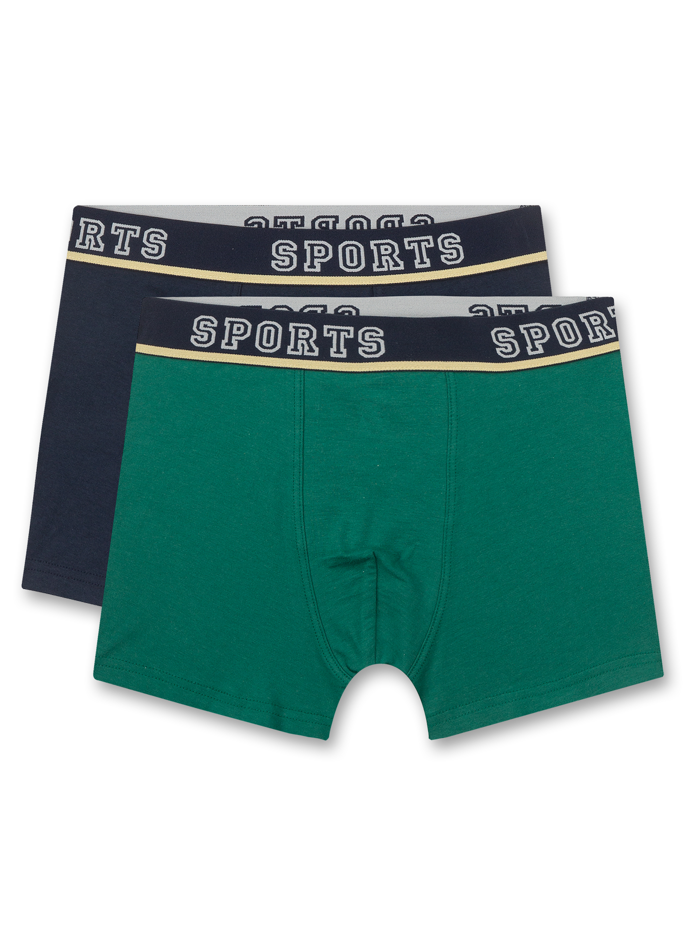Jungen-Hipshorts (Doppelpack) Grün
