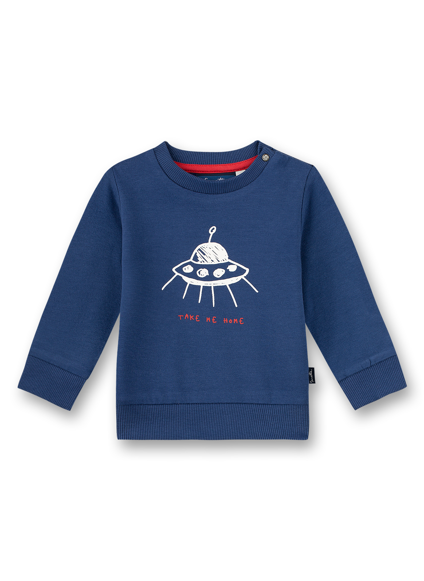 Jungen-Sweatshirt Blau Inter Galactic