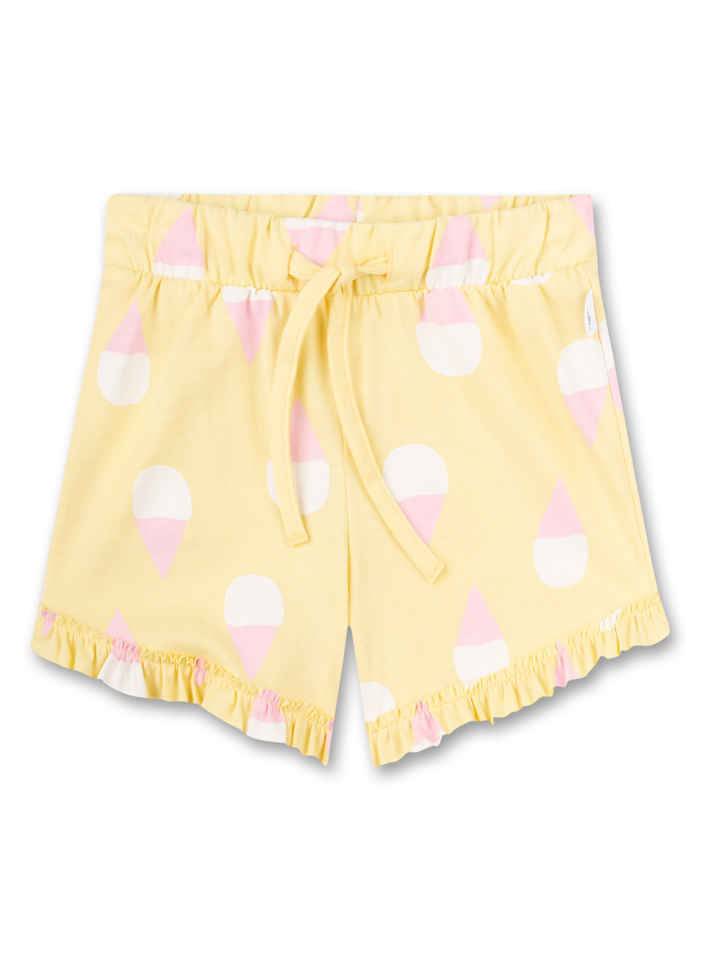 Mädchen-Shorts Gelb
