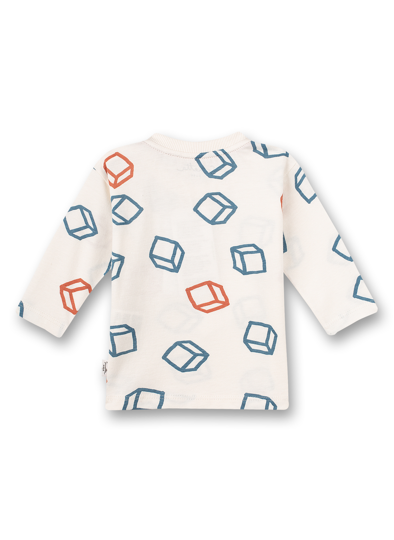 Jungen-Shirt langarm Weiß