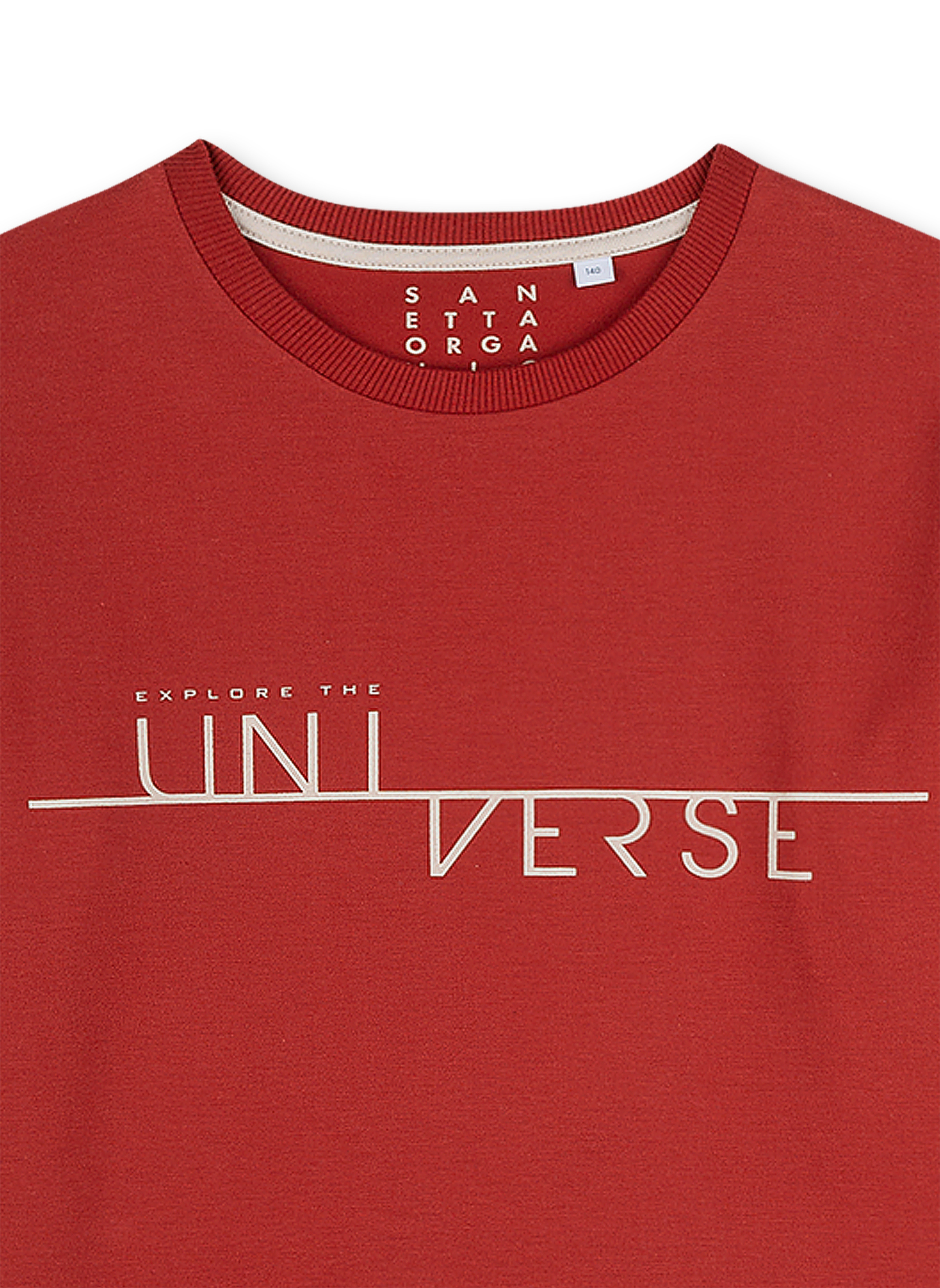 Jungen-Schlafanzug Rot To the Moon
