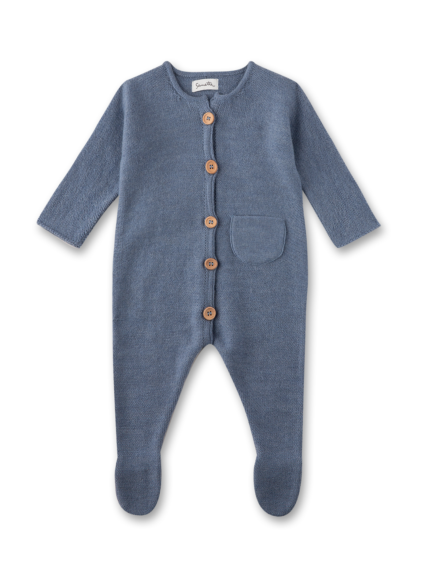 Baby-Overall Blau aus Wolle