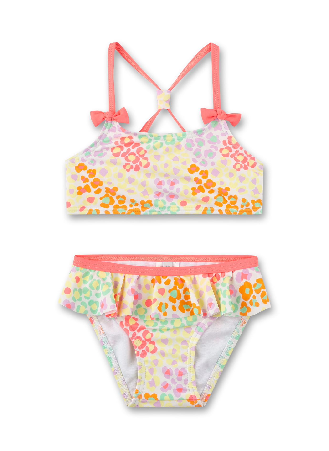 Mädchen-Bikini Bunt Leo
