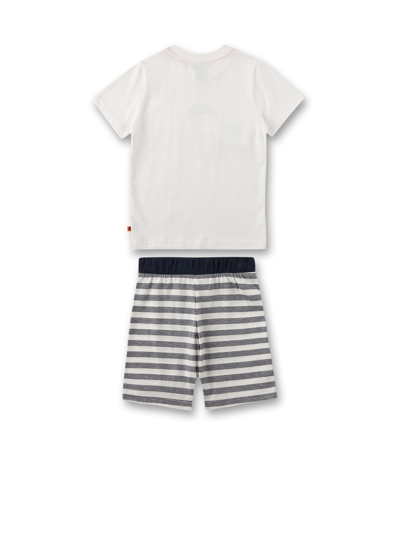 Jungen-Schlafanzug kurz Off-White