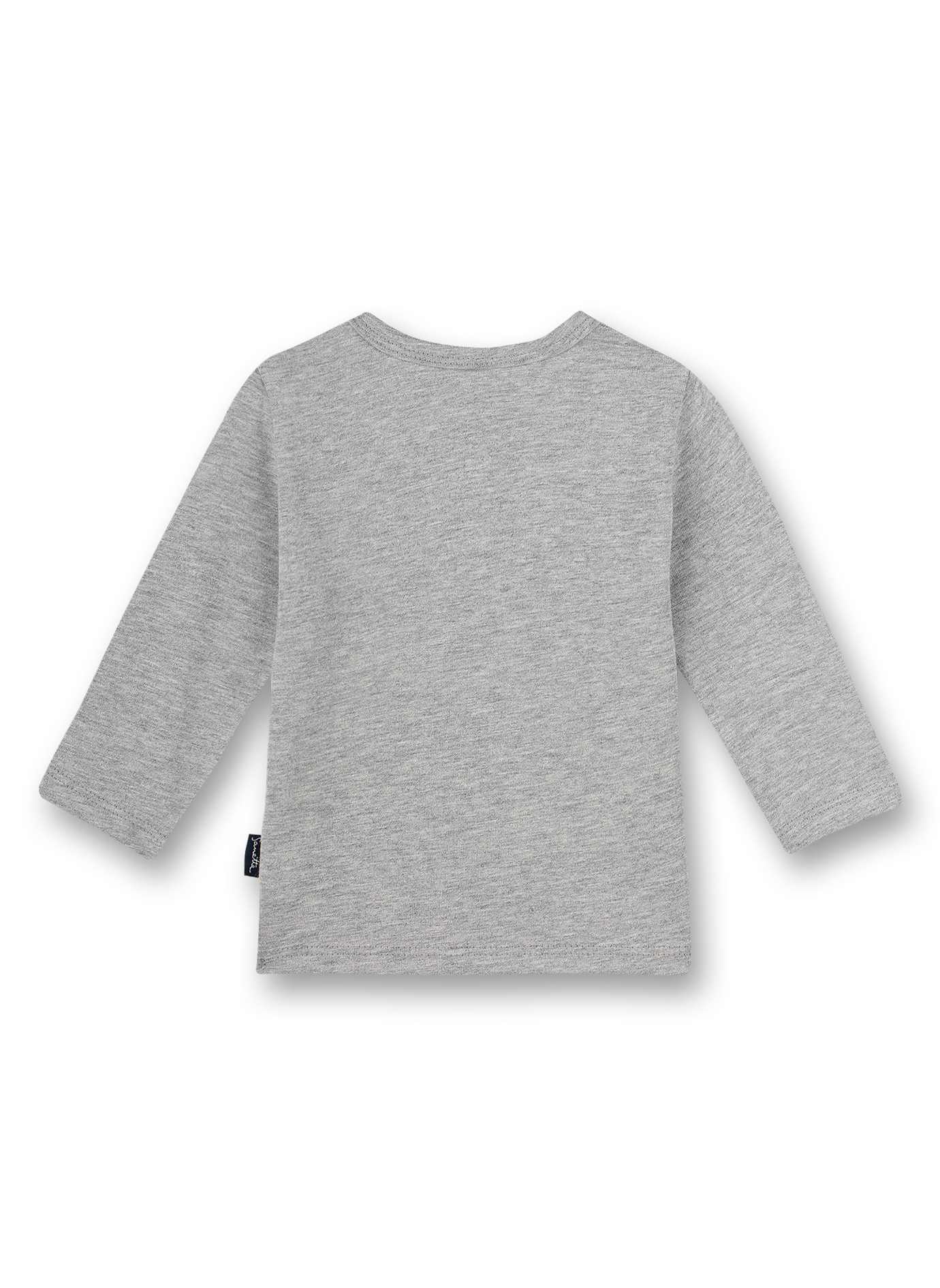 Jungen-Shirt langarm Graumelange Little Car