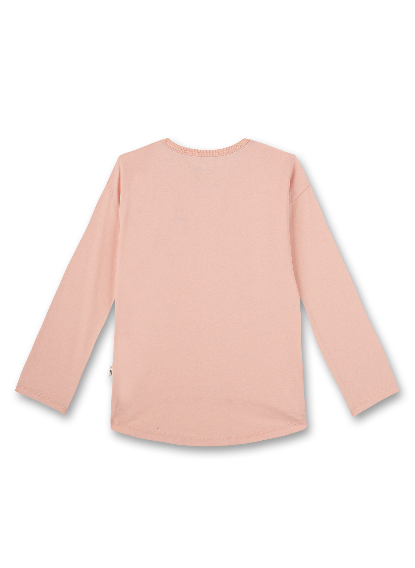 Mädchen-Shirt langarm Rosa 