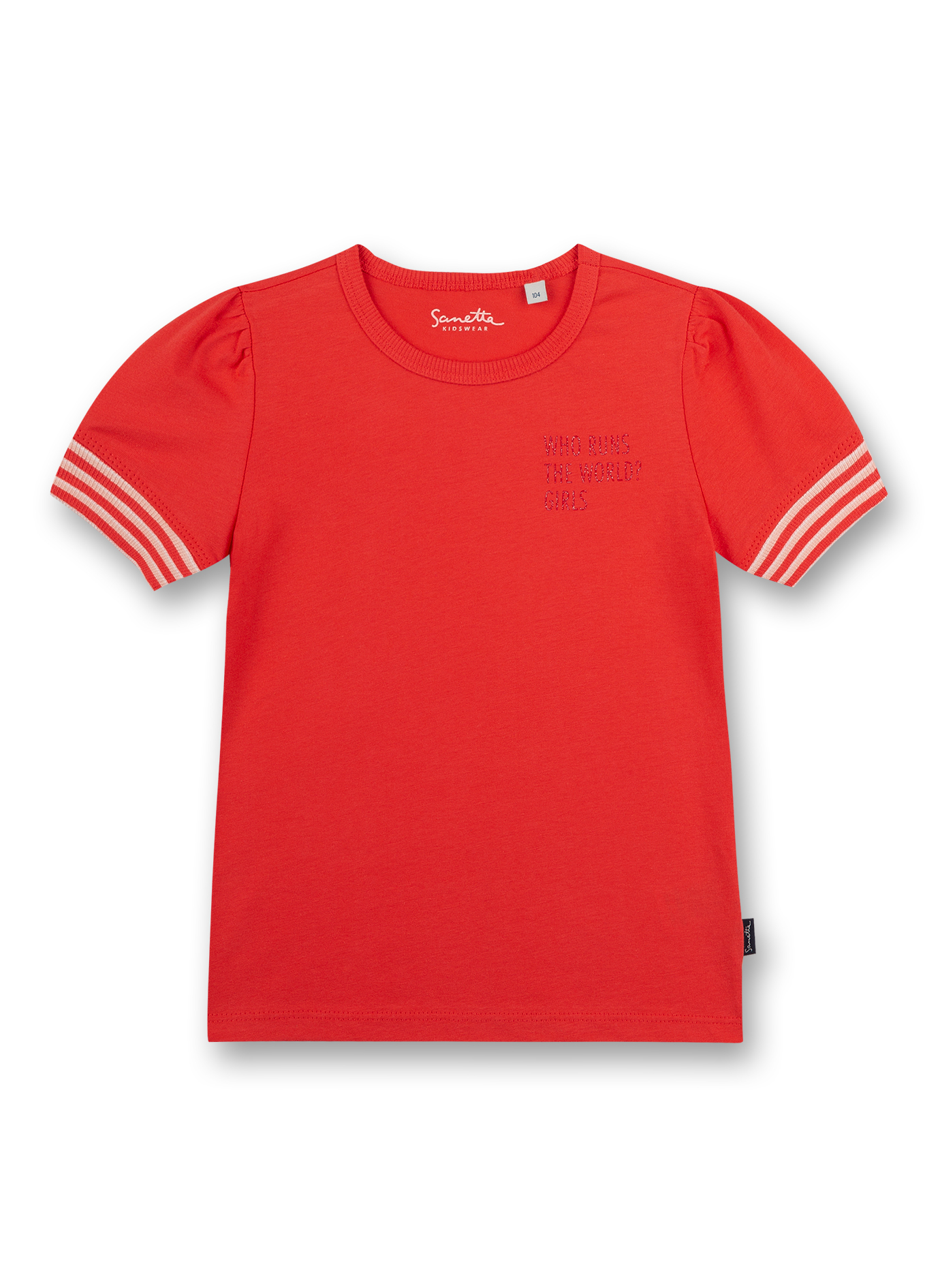 Mädchen T-Shirt Rot Pepperoni