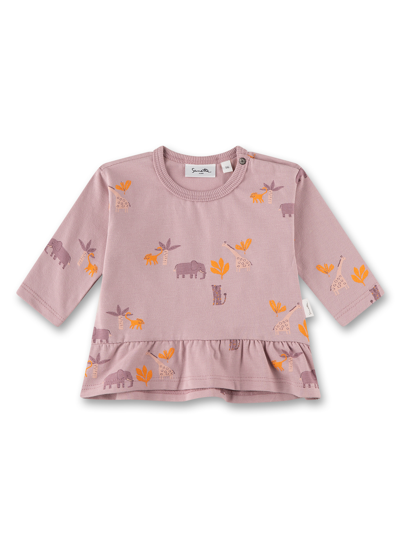 Mädchen-Langarmshirt Rosa
