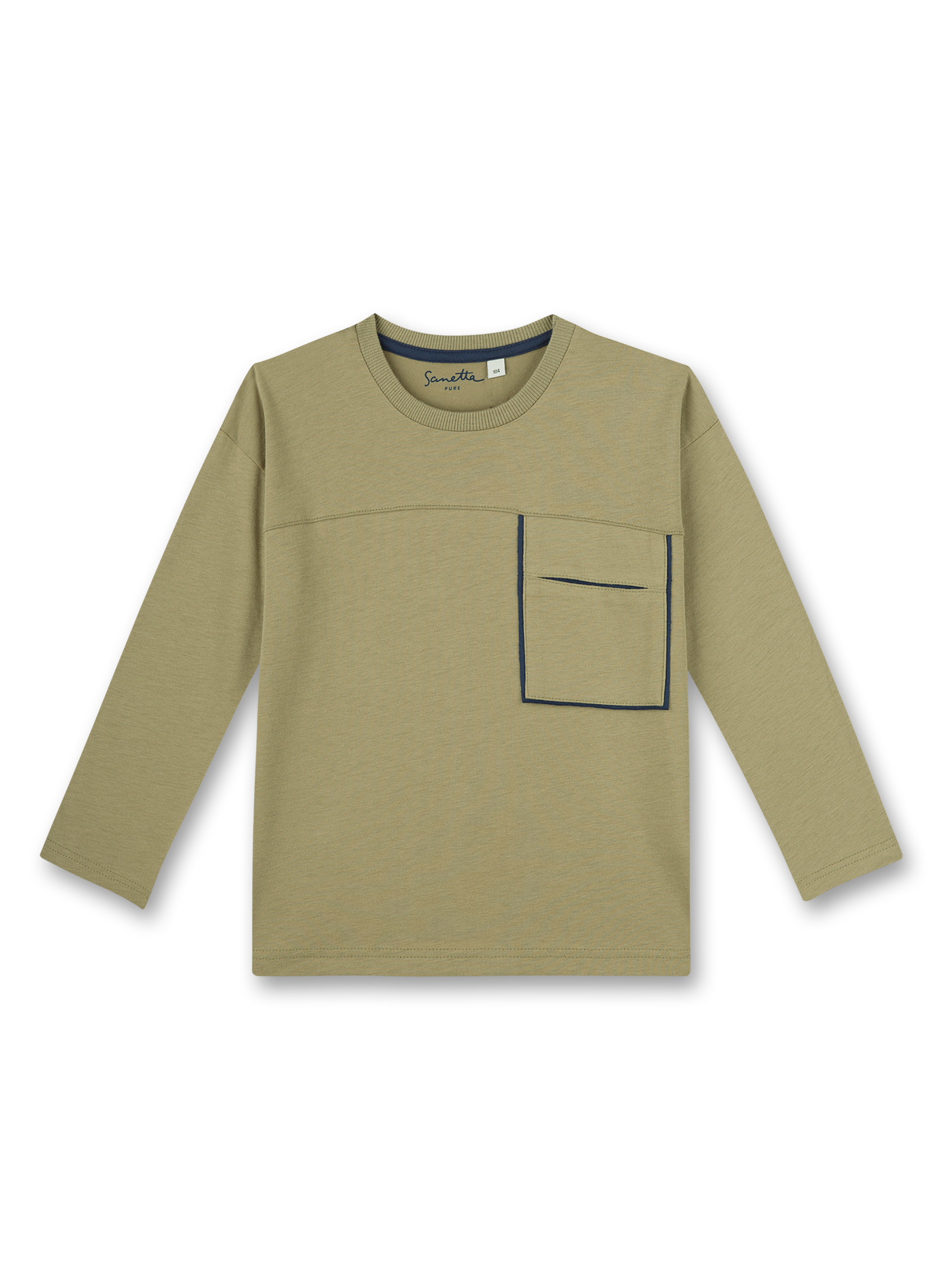 Jungen-Shirt langarm Grün
