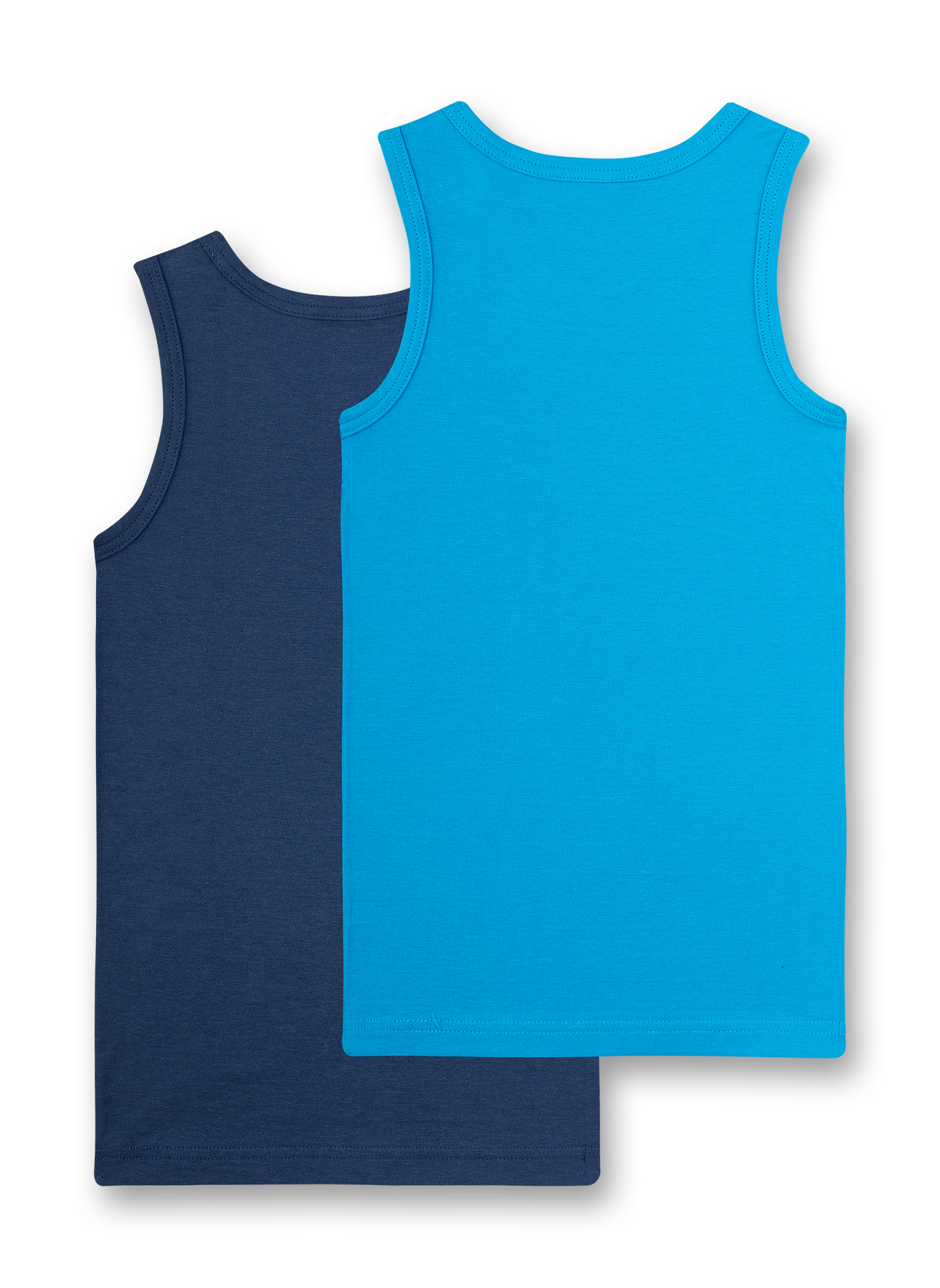 Jungen-Unterhemd (Doppelpack) Blau Speedboat