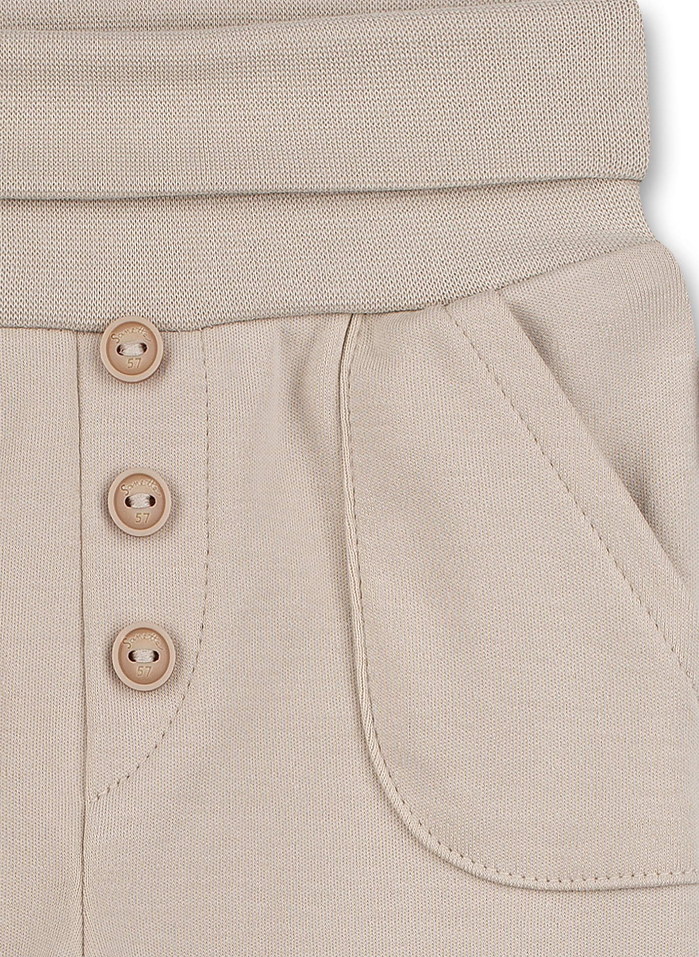 Jungen-Sweathose Beige Little Whale