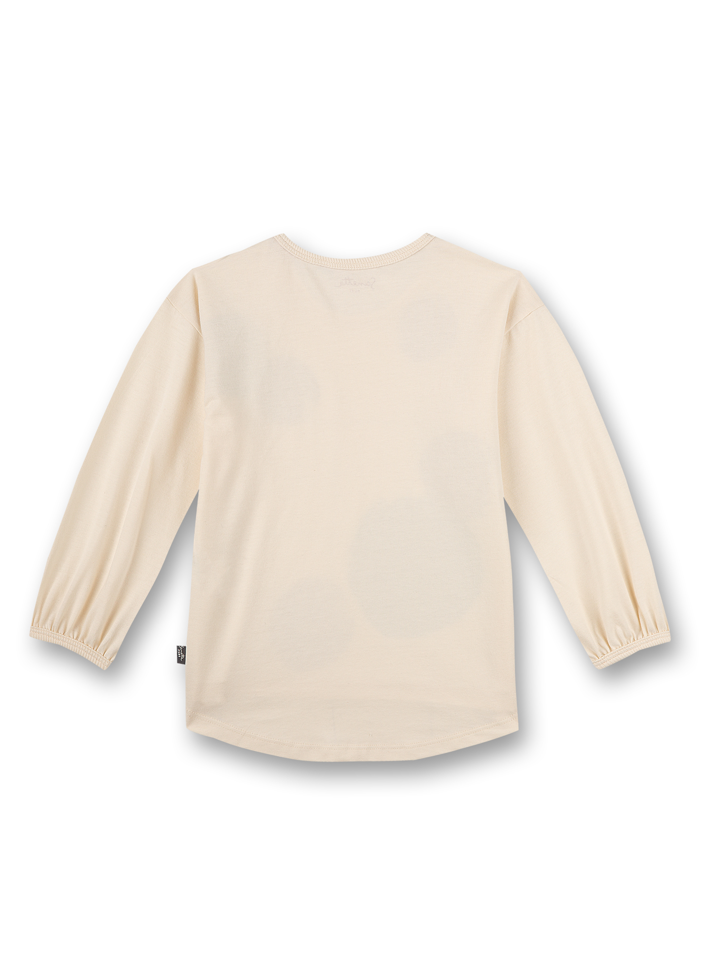 Mädchen-Shirt langarm Off-White