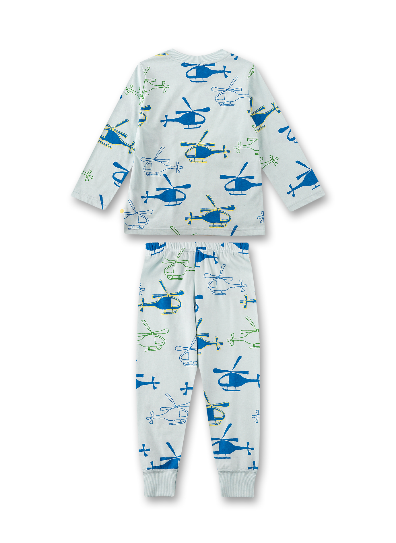 Jungen-Schlafanzug lang Hellblau
