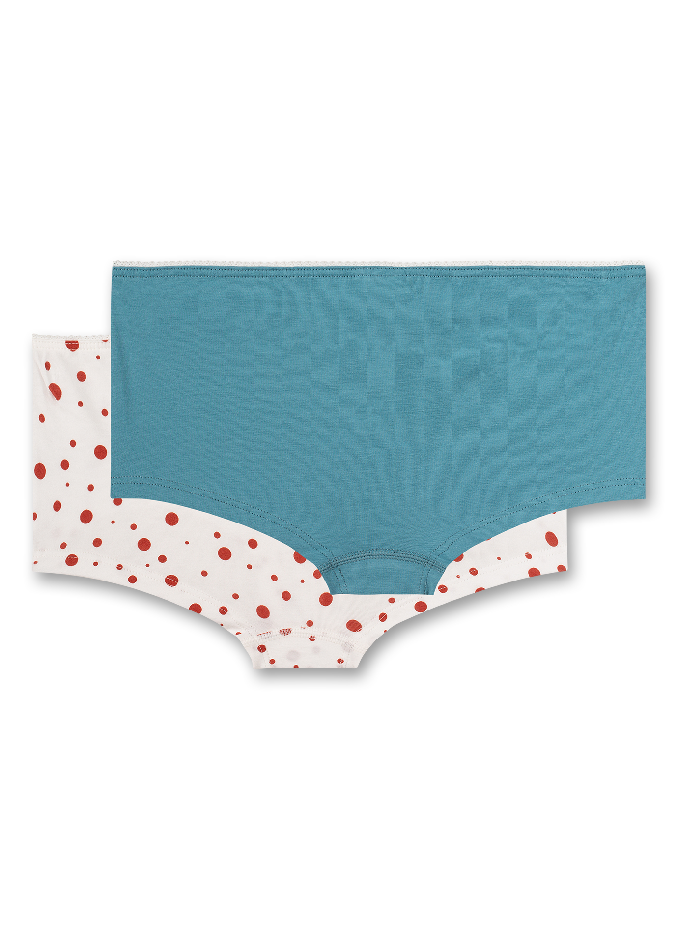 Mädchen-Cutbrief (Doppelpack) Off-White und Blau Night Flowers