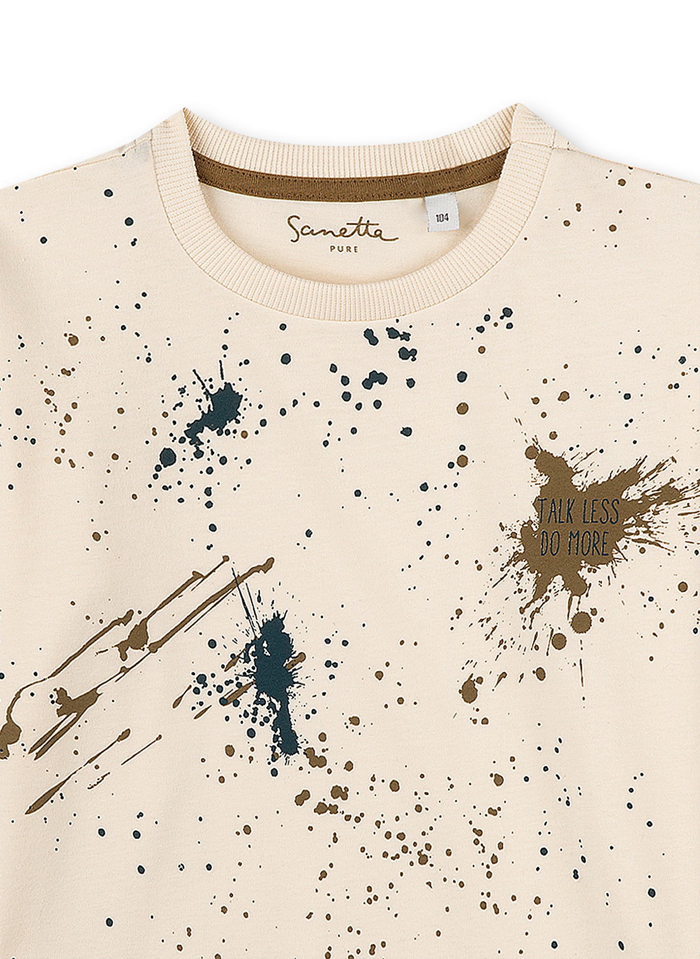 Jungen-Shirt langarm Off-White