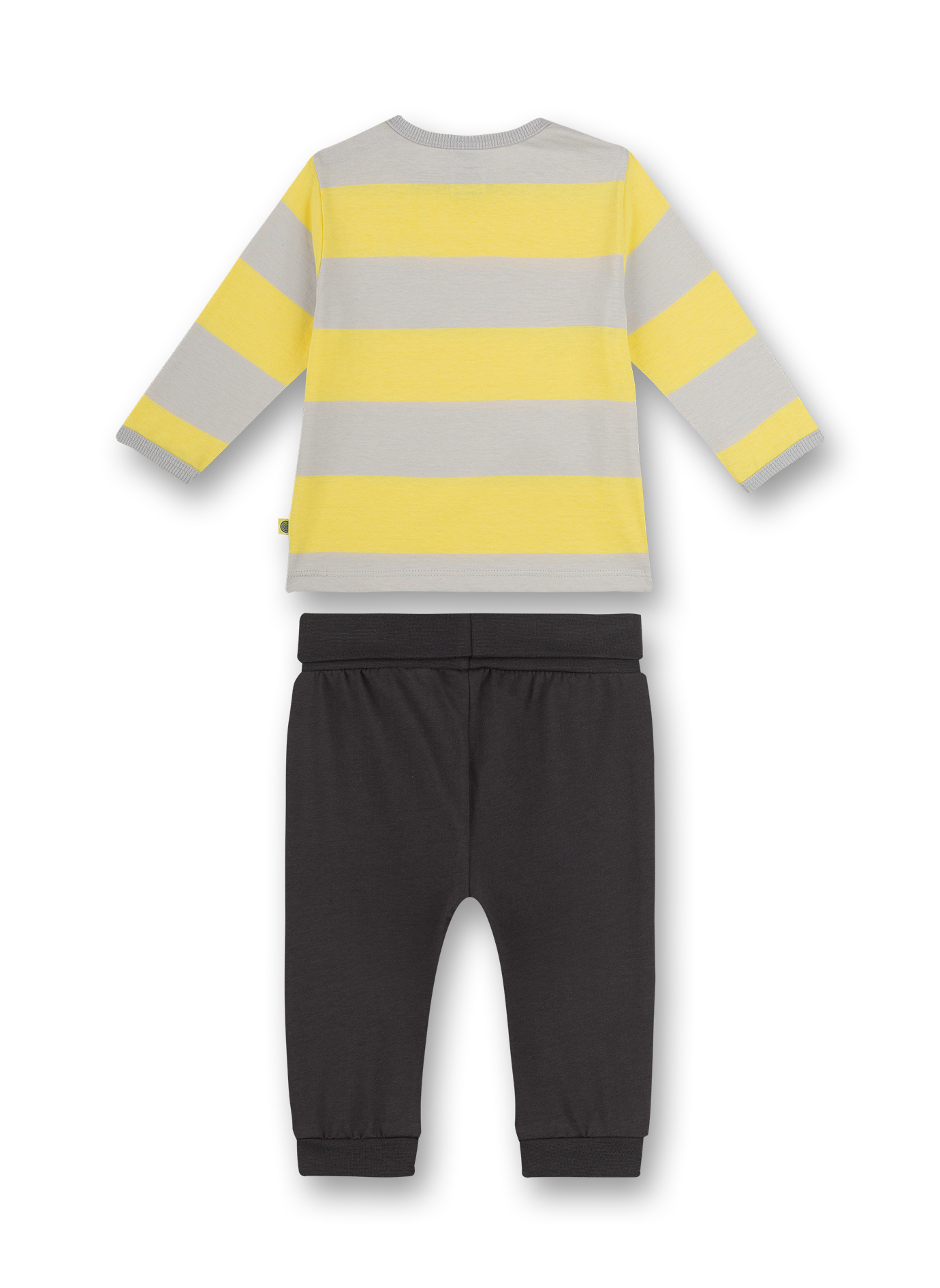 Jungen-Schlafanzug Gelb Ringel Wal