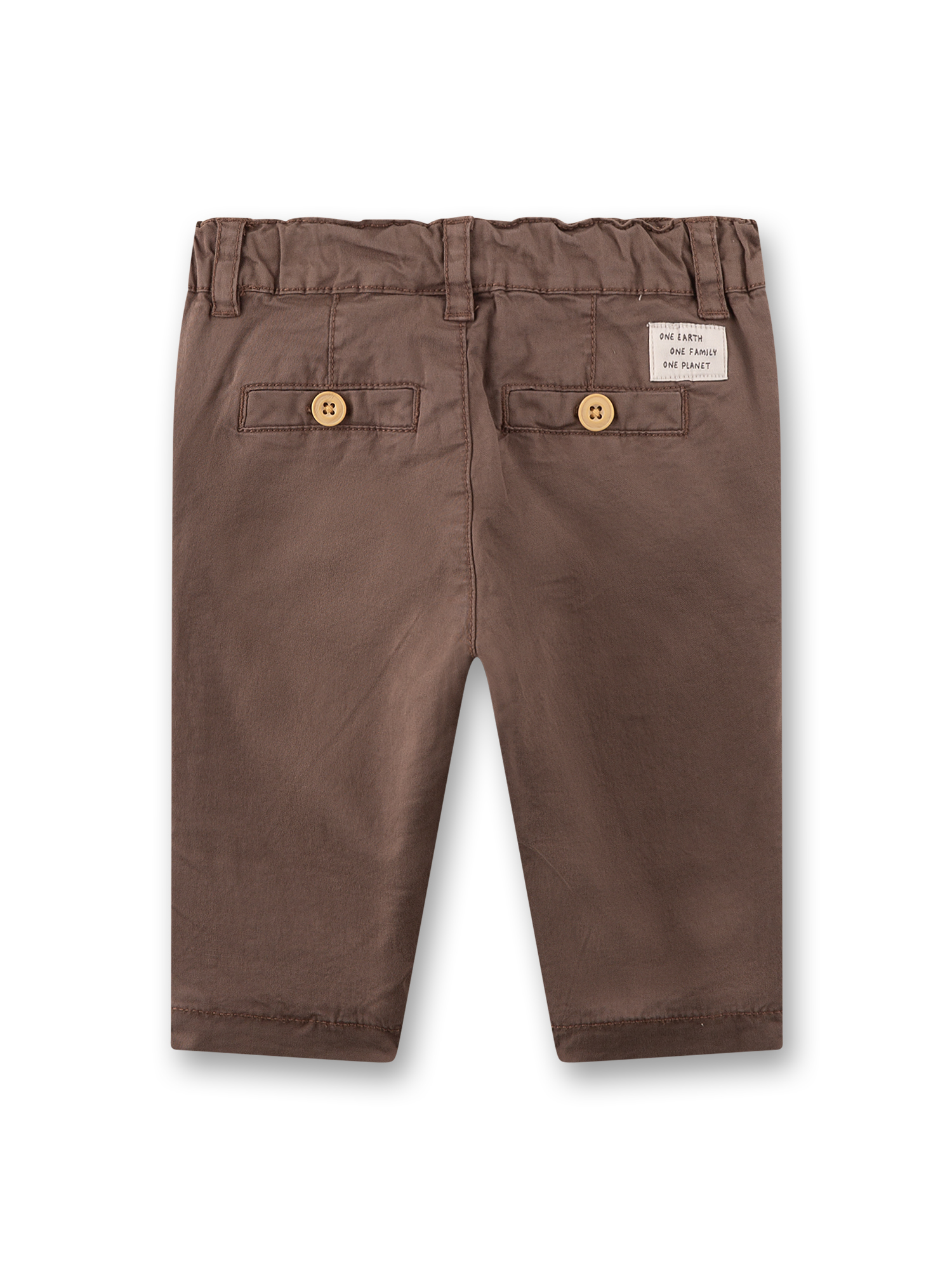 Hose, Shorts, Baumwolle, Braun, Rückseite