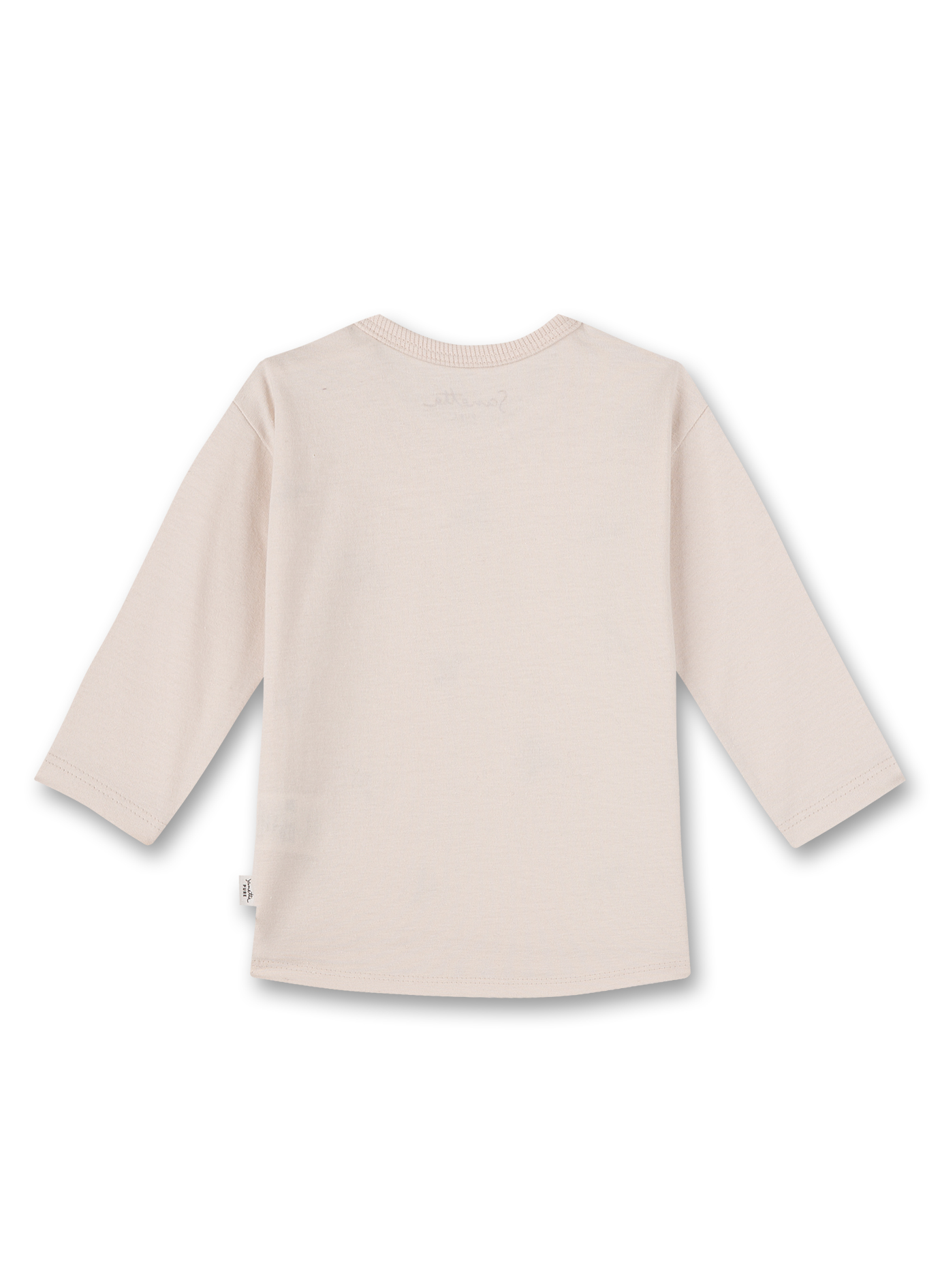 Mädchen-Shirt langarm Off-White