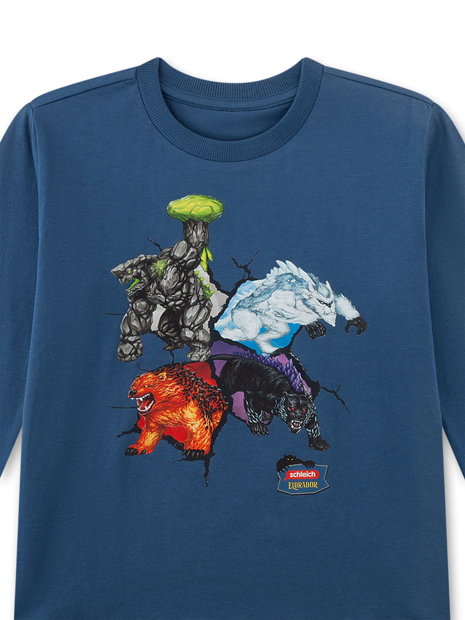t-shirt, graphic, dragons, monsters, blue