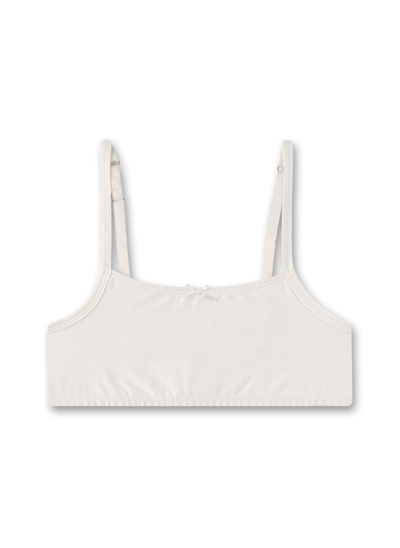 Mädchen-Bustier Lila & Off-White