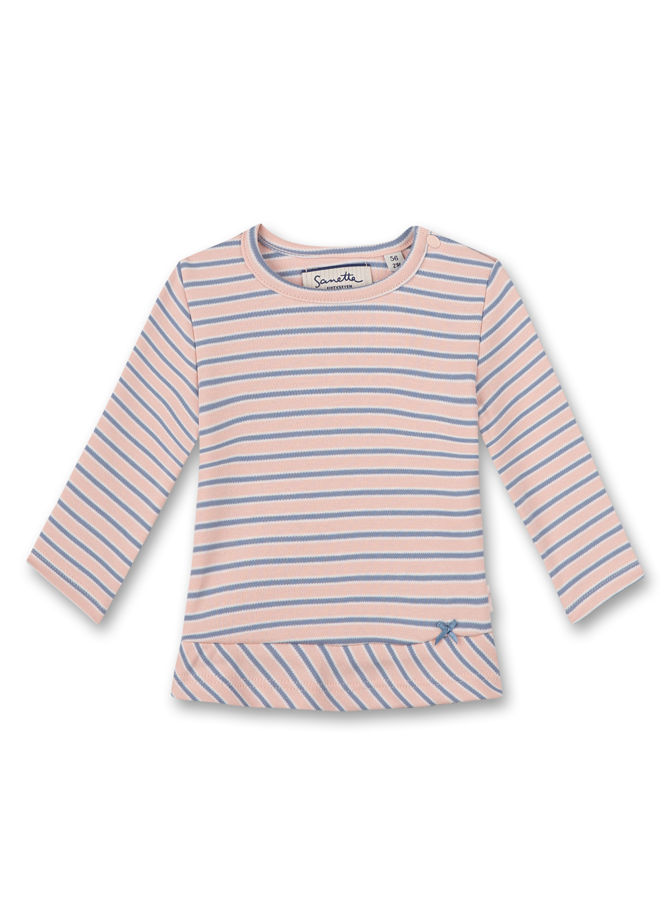 Mädchen-Shirt langarm Rosa Little Spikes