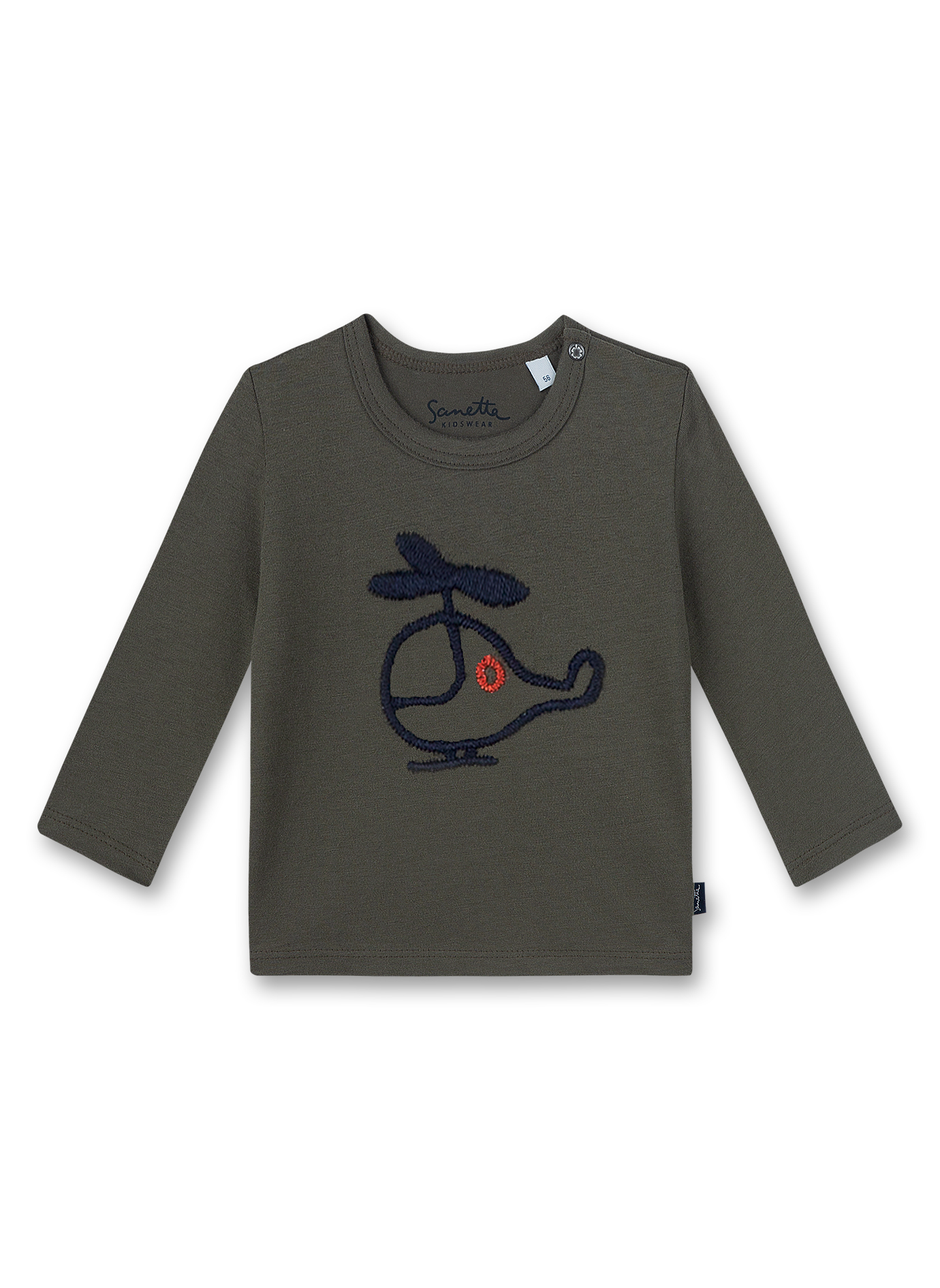 Jungen-Shirt langarm Let's fly