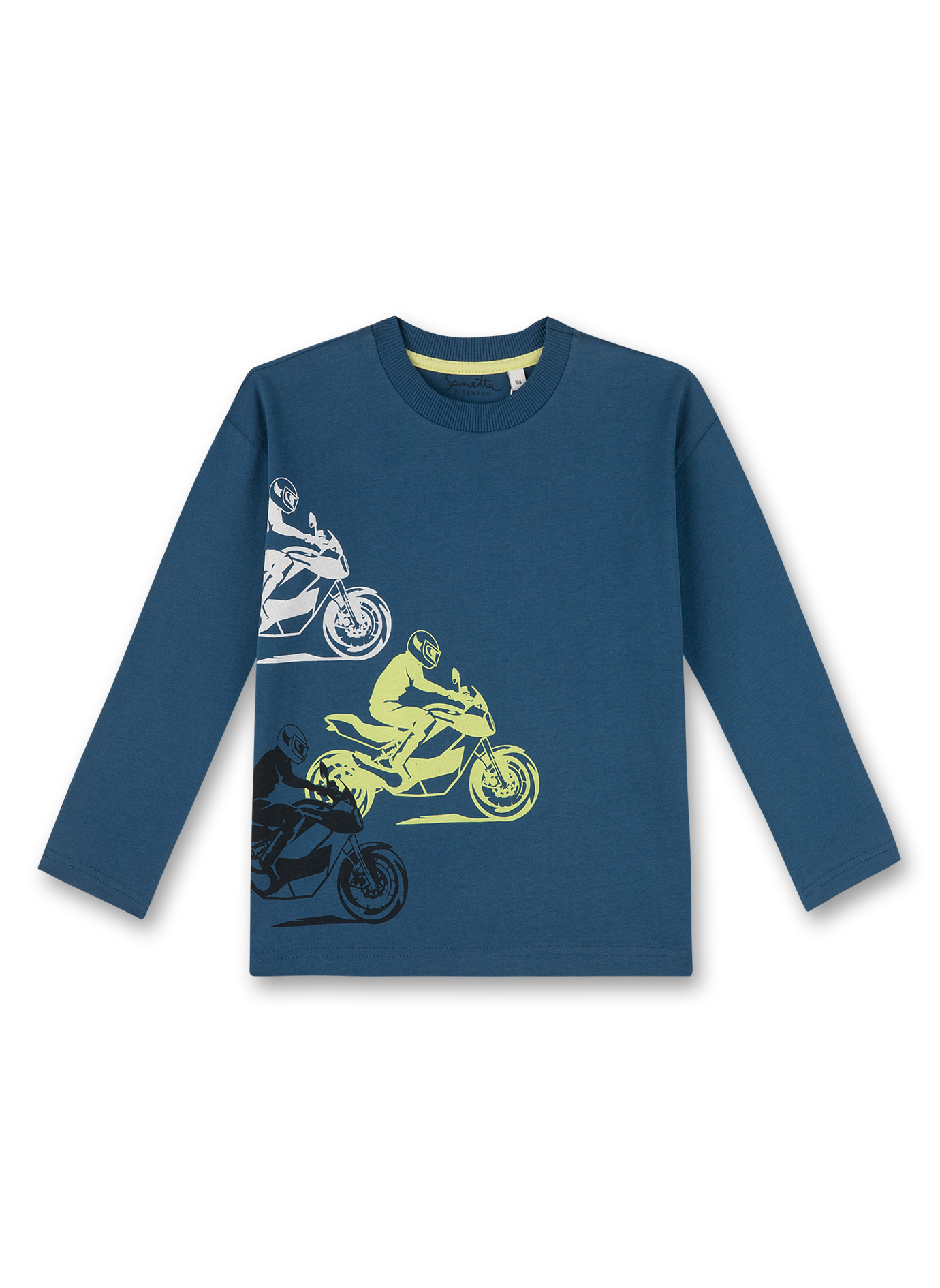 Jungen-Shirt langarm Blau