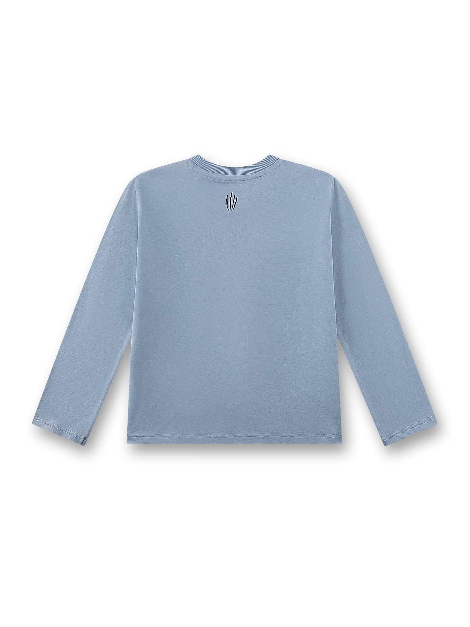 Langarmshirt, Rundhals, Hellblau, Baumwolle?, kleinesLogo